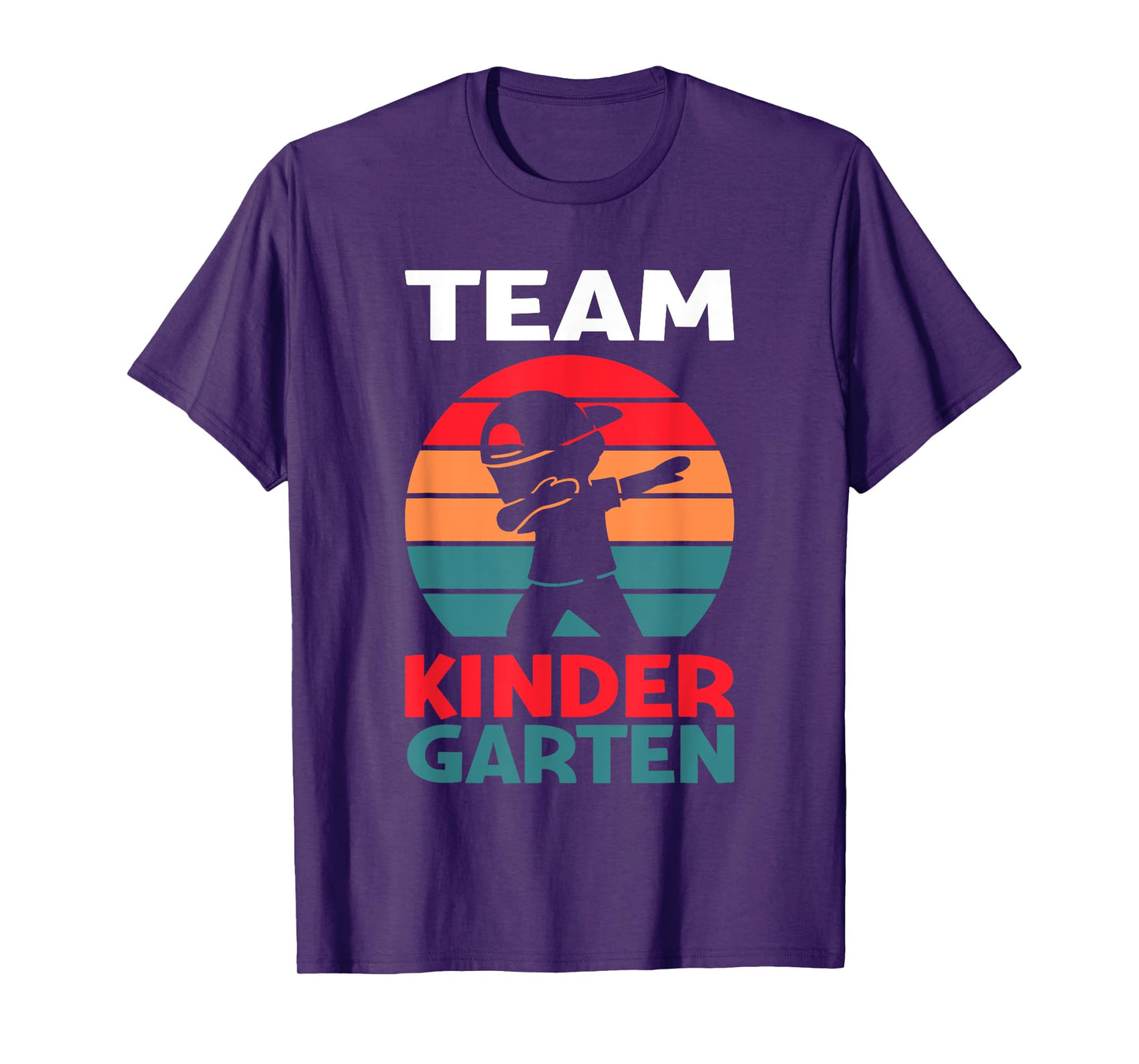 Team Kindergarten Dude Preschool Dab Dabbing Pre-K Back T-Shirt