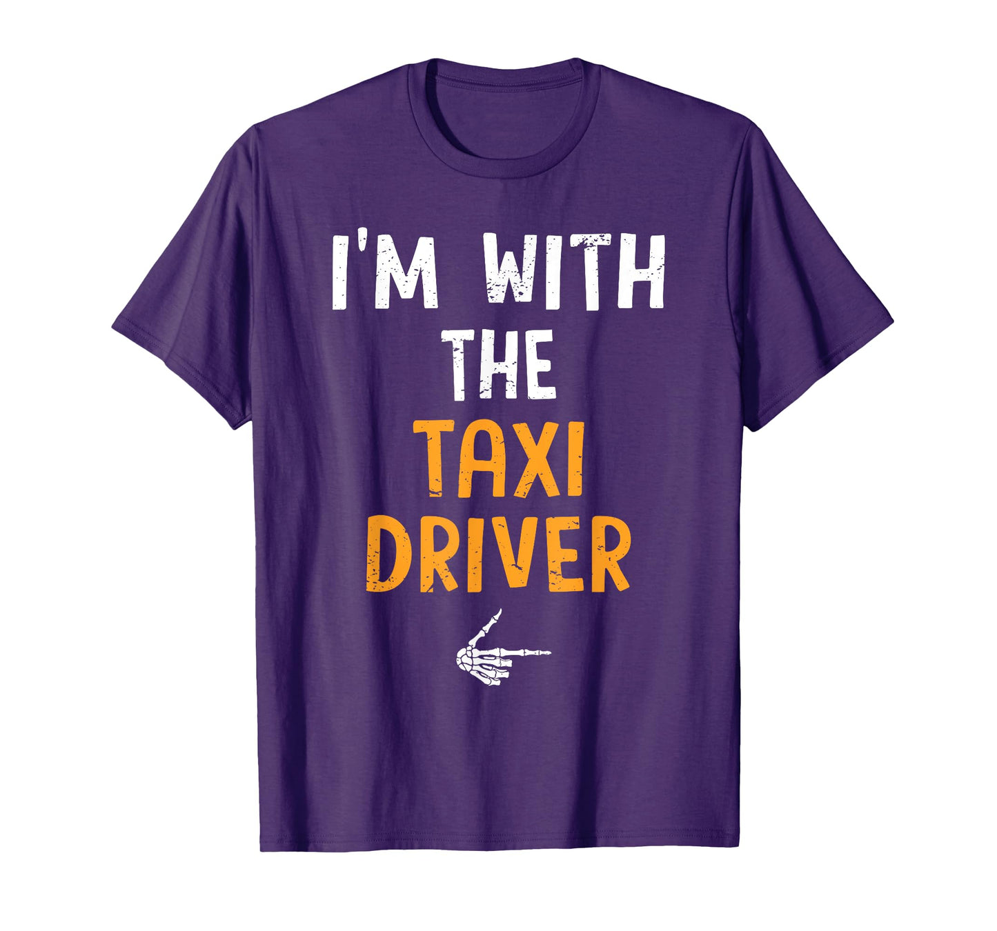 I'm with The Taxi Driver Costume Halloween Matching Couple T-Shirt