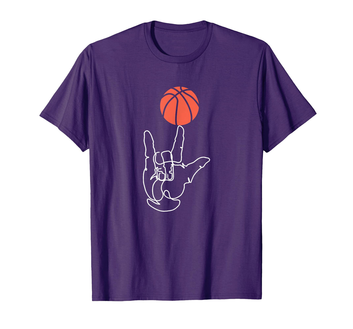 American Sign Language ASL Basketball T-Shirt