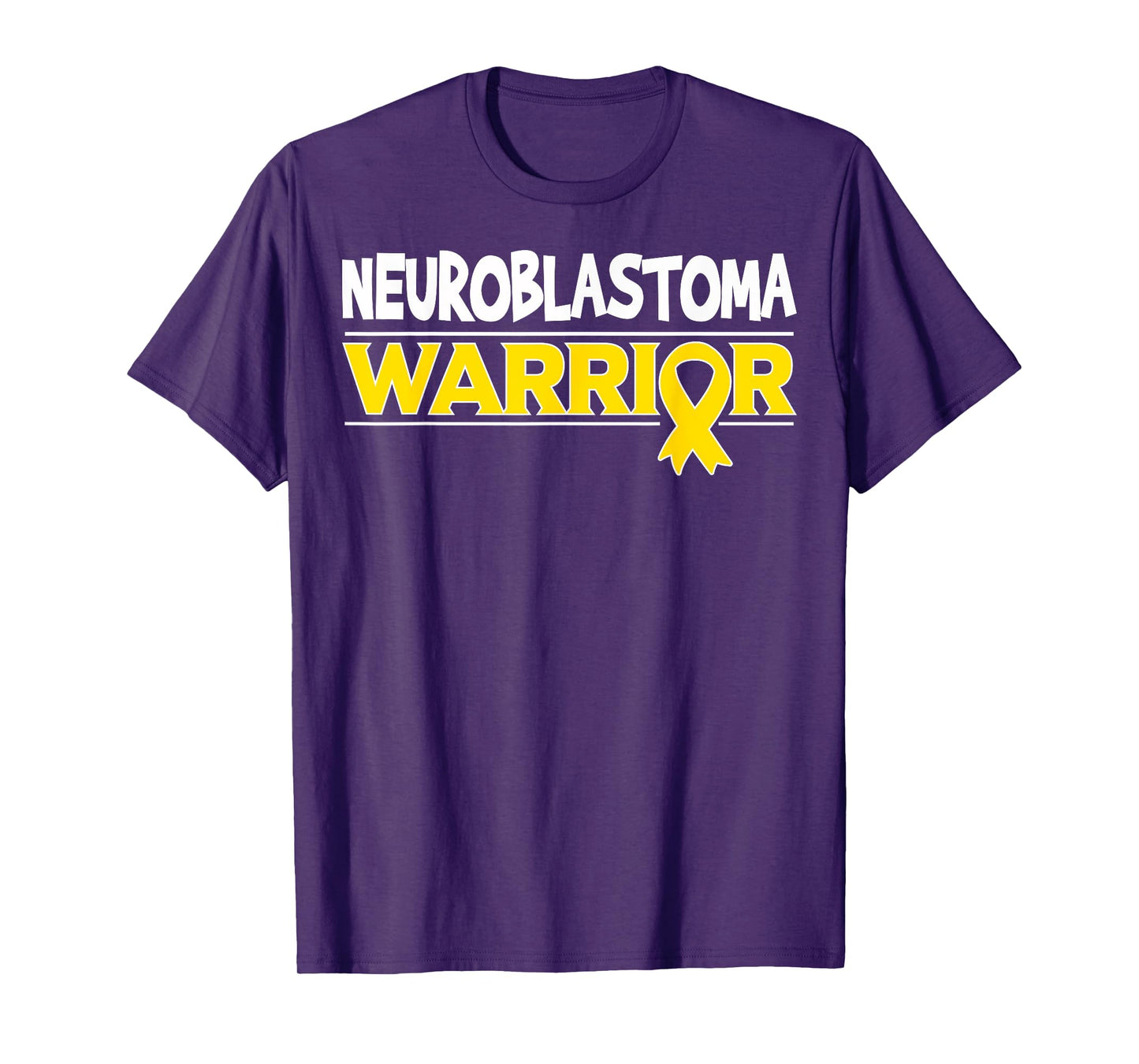 NB Awareness Ribbon - Neuroblastoma Warrior T-Shirt