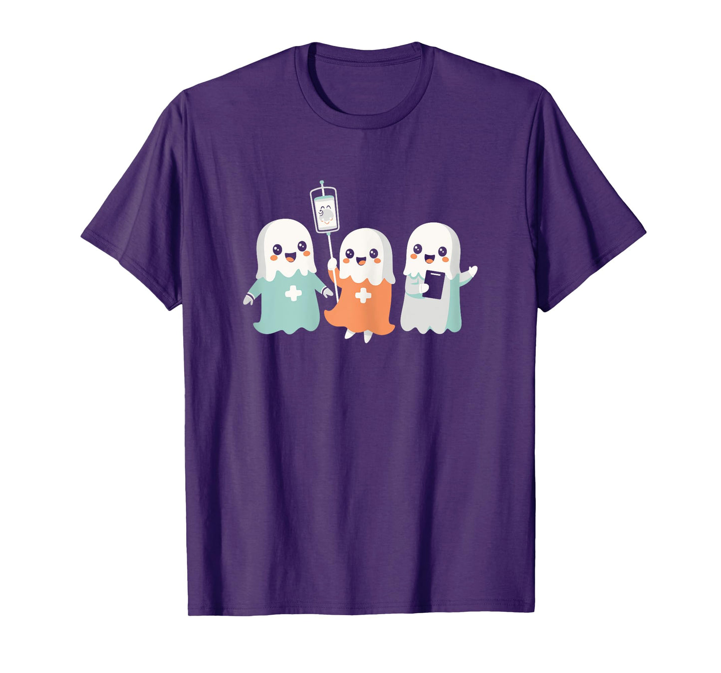 Halloween Nurse Skeleton Outfit for Healthcare Workers T-Shirt