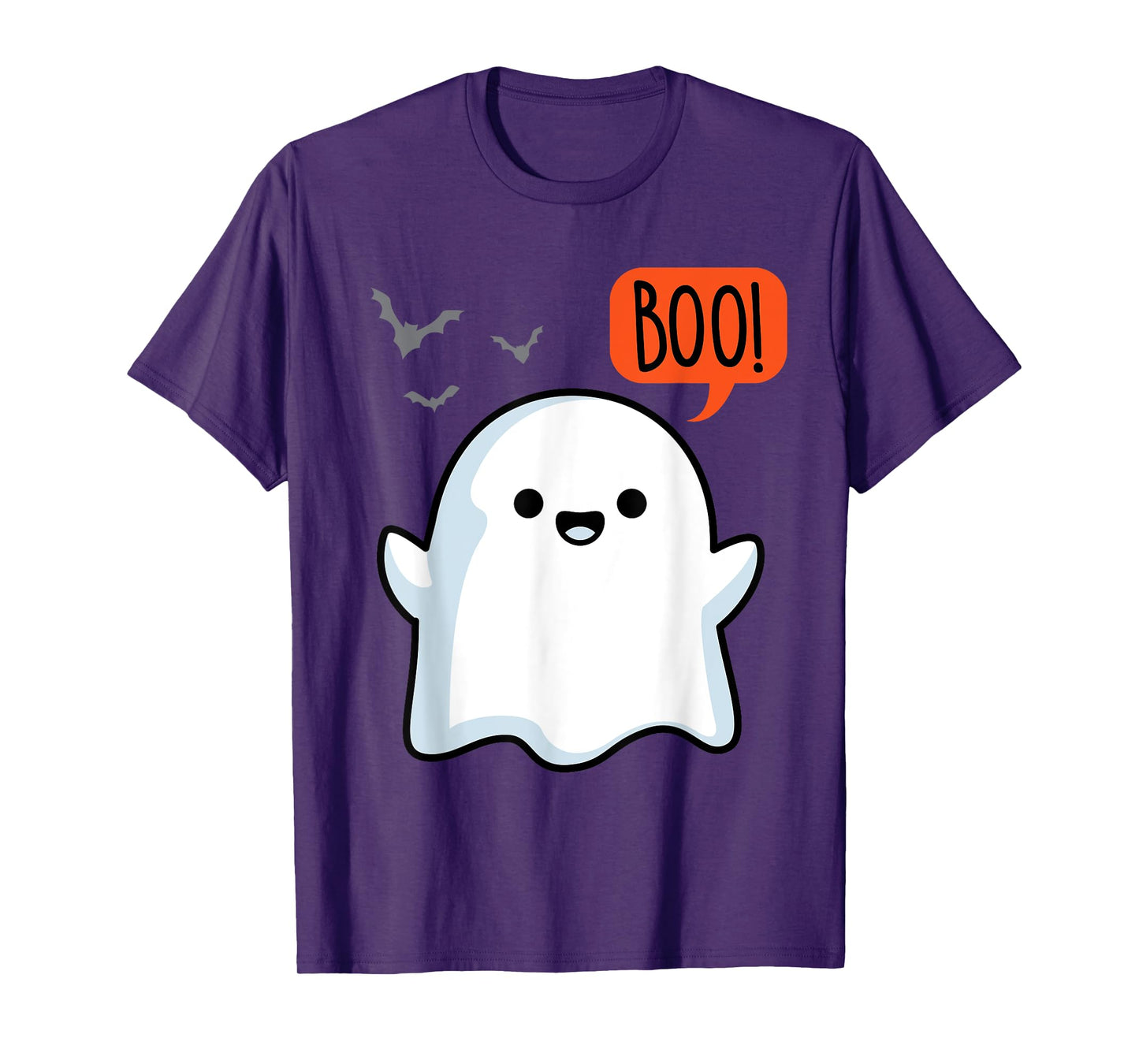 Ghost Saying Boo Spooky Halloween Cute toddler boys girls T-Shirt