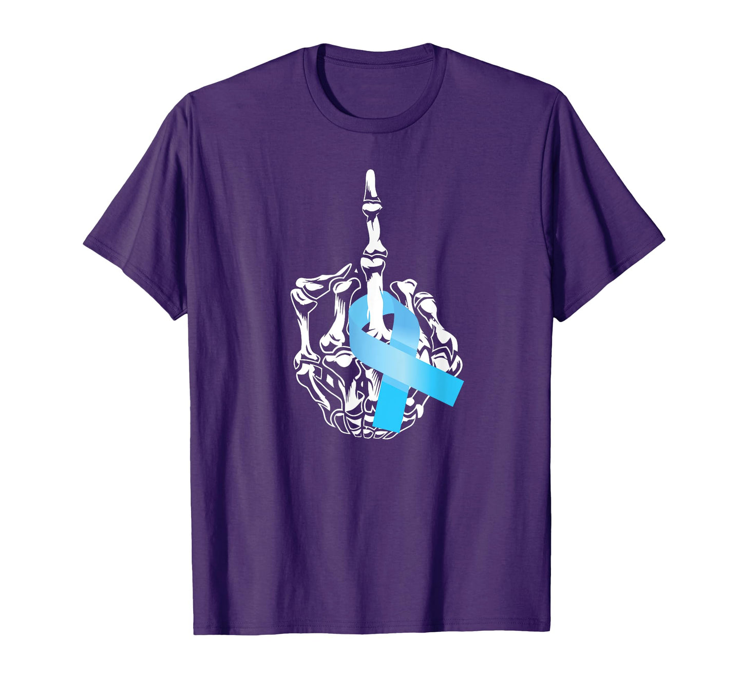 Fuck Prostate Cancer Middle Finger Prostate Cancer Awareness T-Shirt