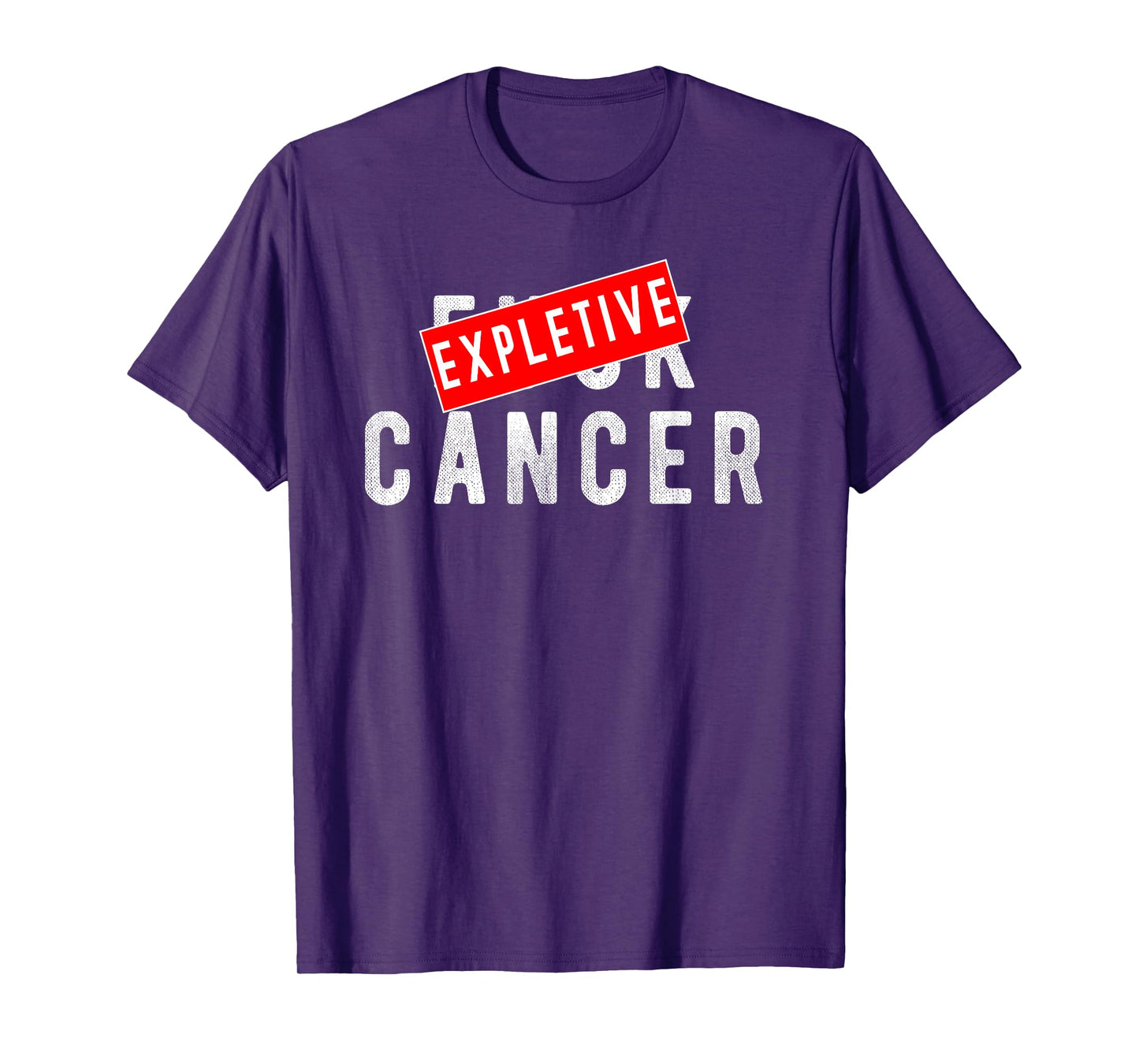 F-ck Cancer Clean with Expletive Box for Cancer Awareness T-Shirt