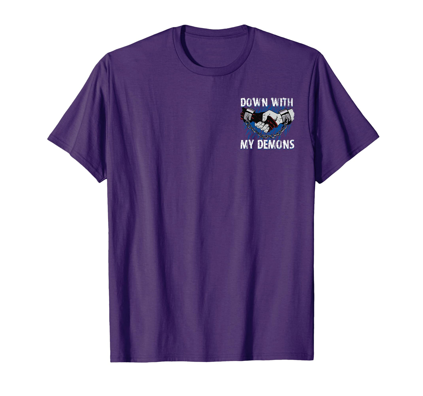 Down With My Demons Gothic Dark Humor Demon T-Shirt