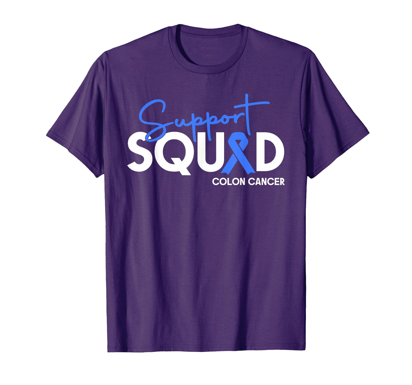 Colon Cancer Awareness Support Squad Apparel Women Men T-Shirt
