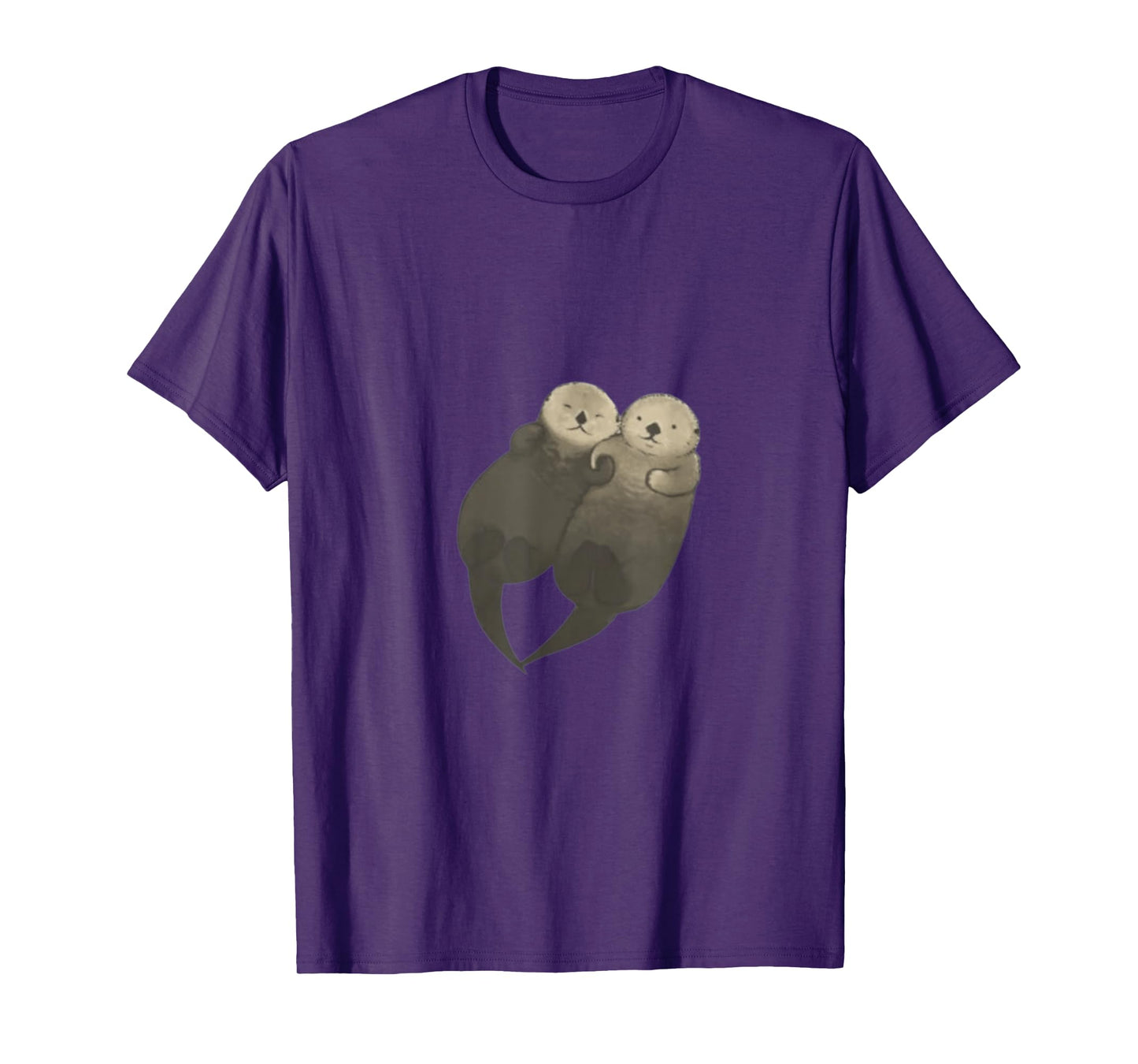 Otters Holding Hands T-Shirt