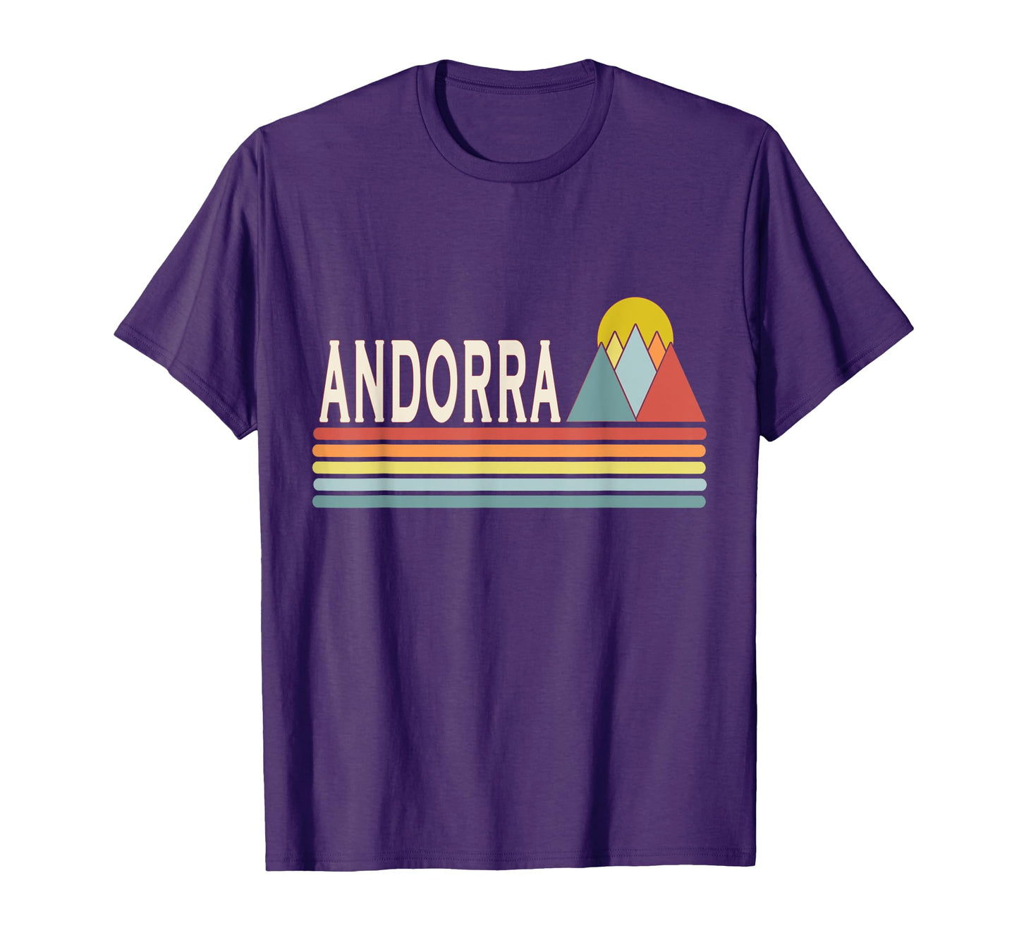 Retro style Andorra outdoors T-Shirt