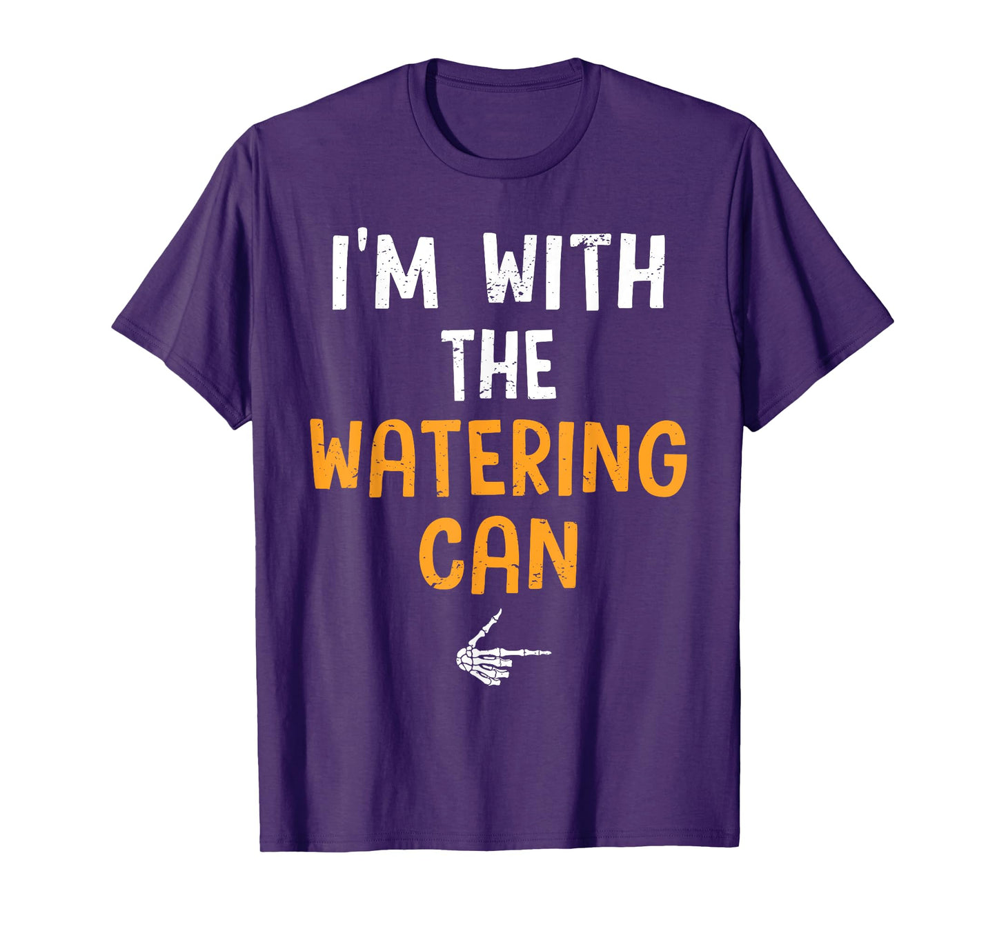 I'm with The Watering Can Costume Halloween Matching Couple T-Shirt