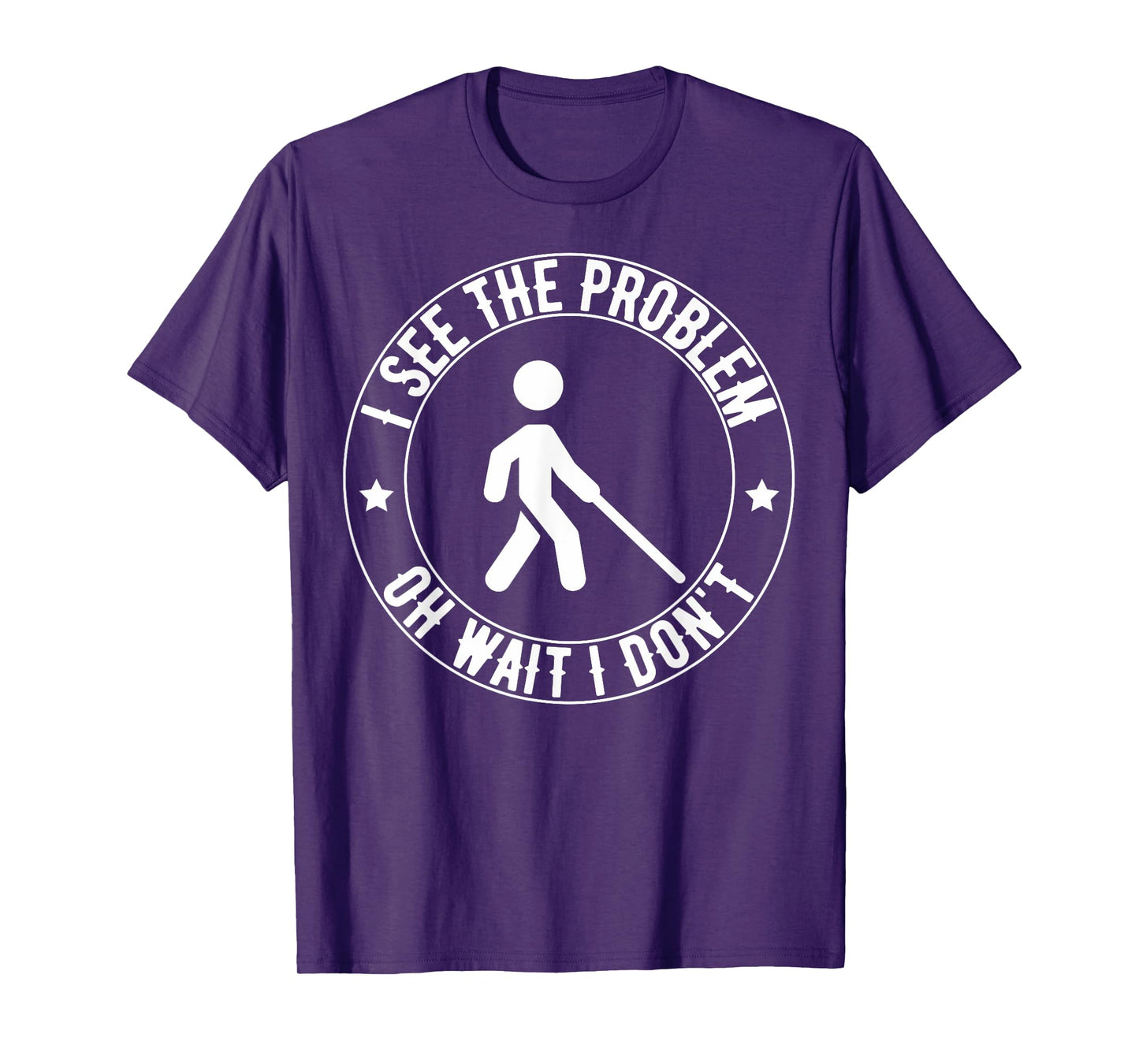 Funny Blind Braille Visually Impaired Blindness T-Shirt