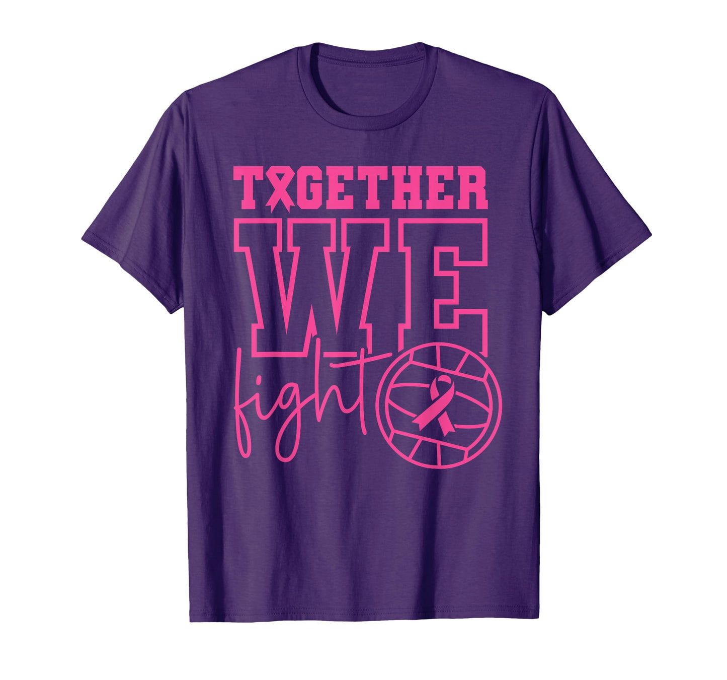 Water Polo Together We Fight Support Breast Cancer Awareness T-Shirt