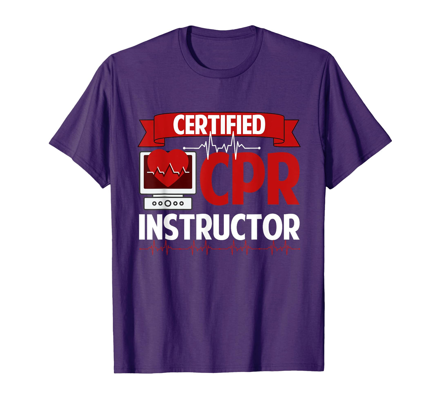 Certified CPR Instructor Training and Teaching EMS Ambulance T-Shirt