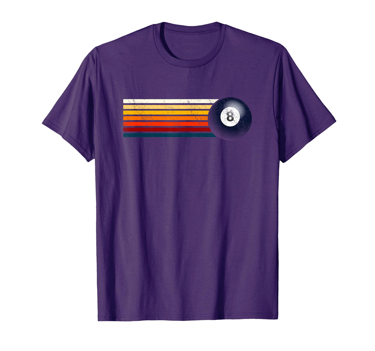 Retro Billiards Ball Eight Pool Table Snooker Pyramid T-Shirt