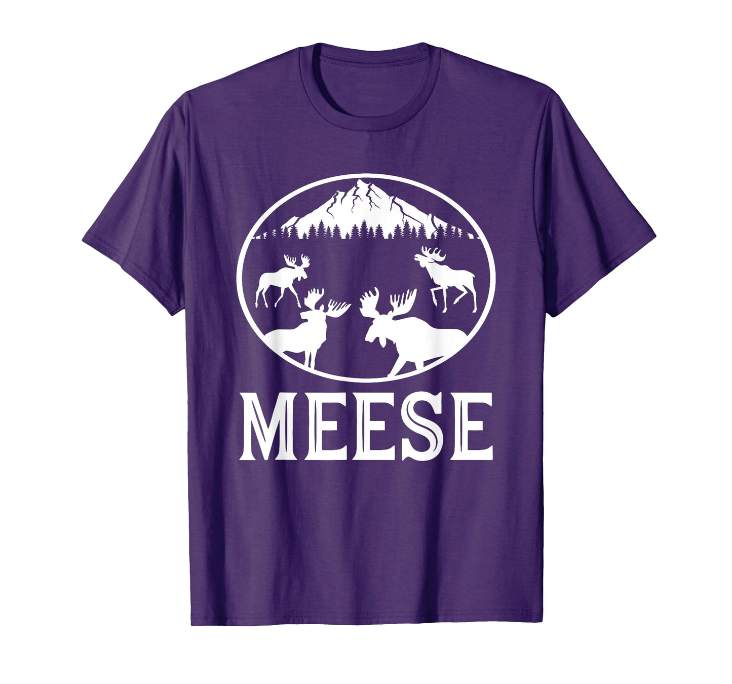 Meese Funny Plural of Moose English Grammar Joke T-Shirt