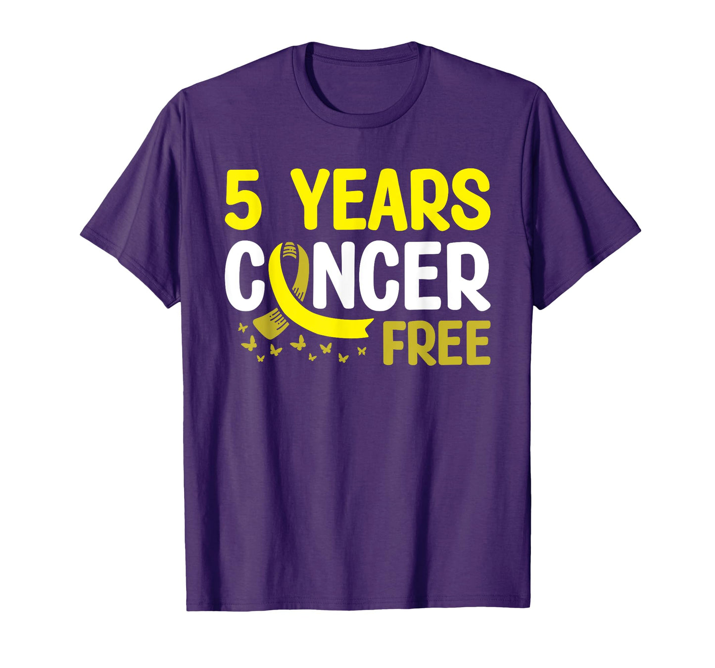 Bone Cancer Awareness 5 Years Cancer Free T-Shirt
