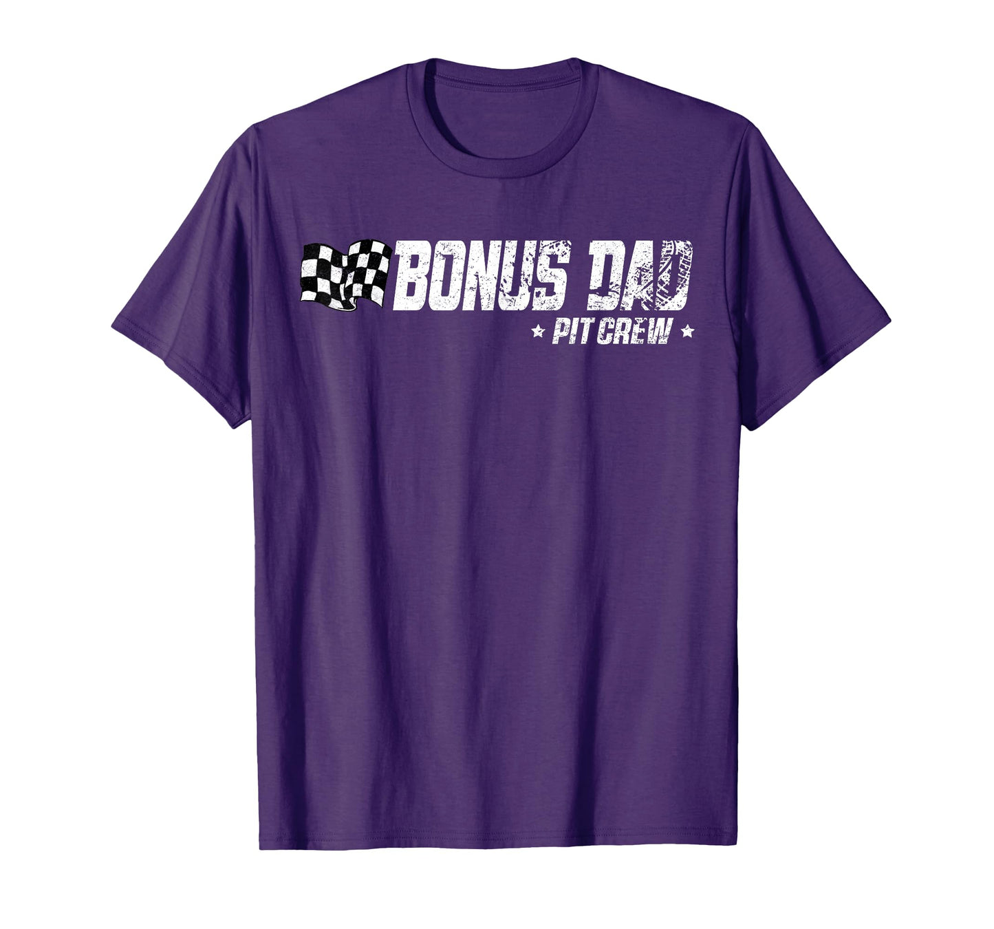 Bonus Dad Pit Crew Race Car Birthday Family Racing T-Shirt