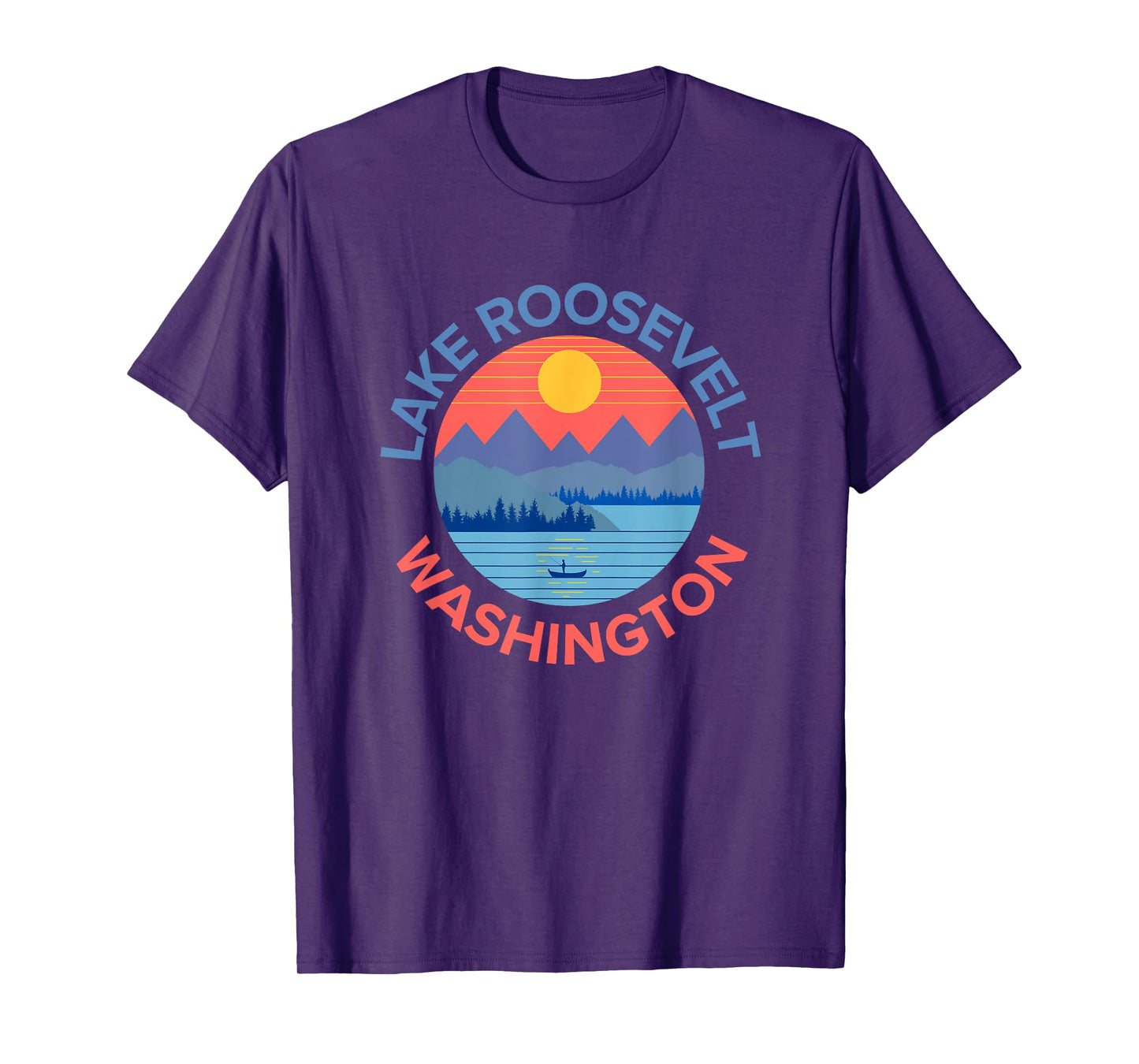 Lake Roosevelt Fishing, Hiking, Camping T-Shirt