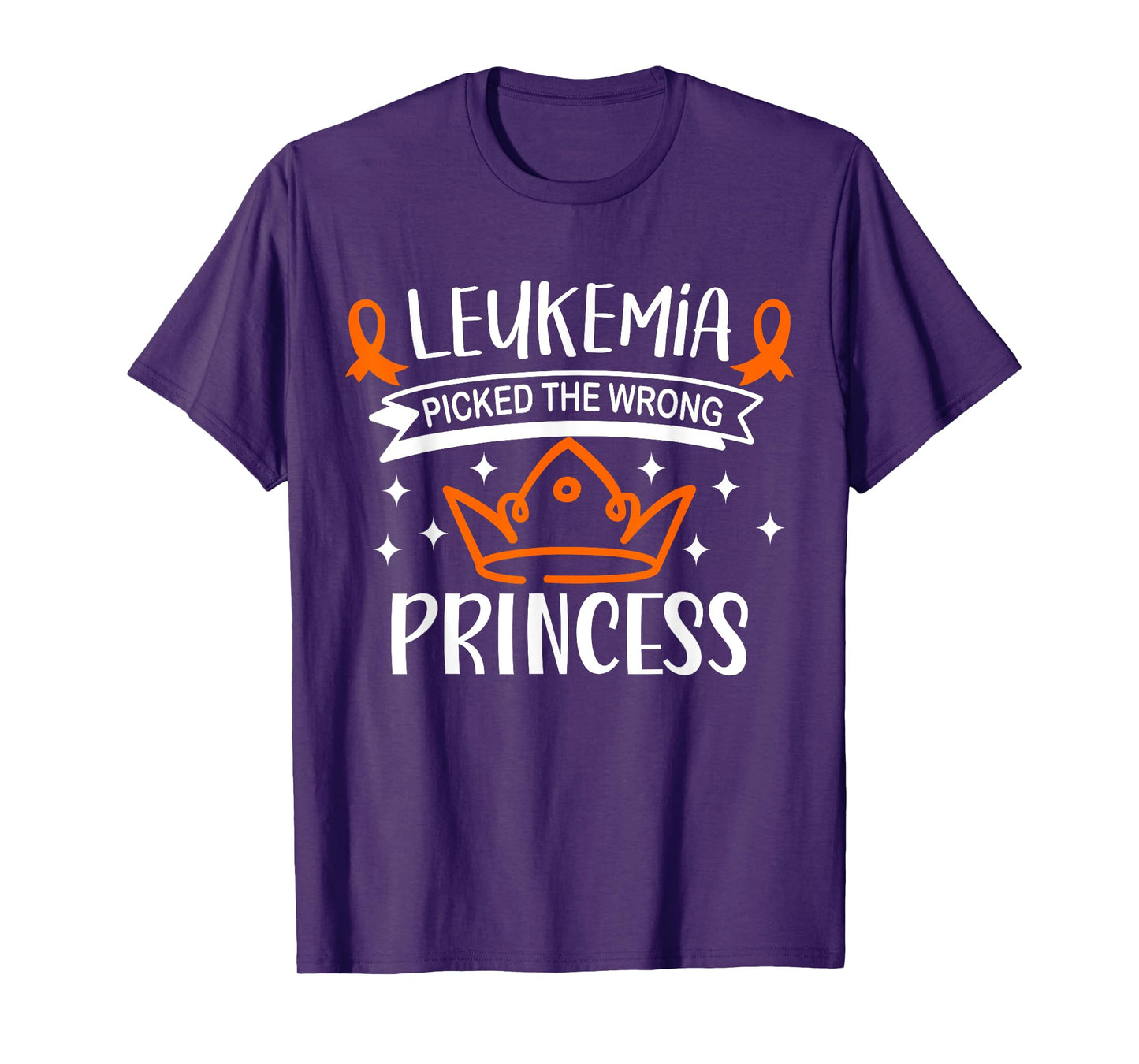 Leukemia Picked The Wrong Princess Leukemia Awareness Month T-Shirt
