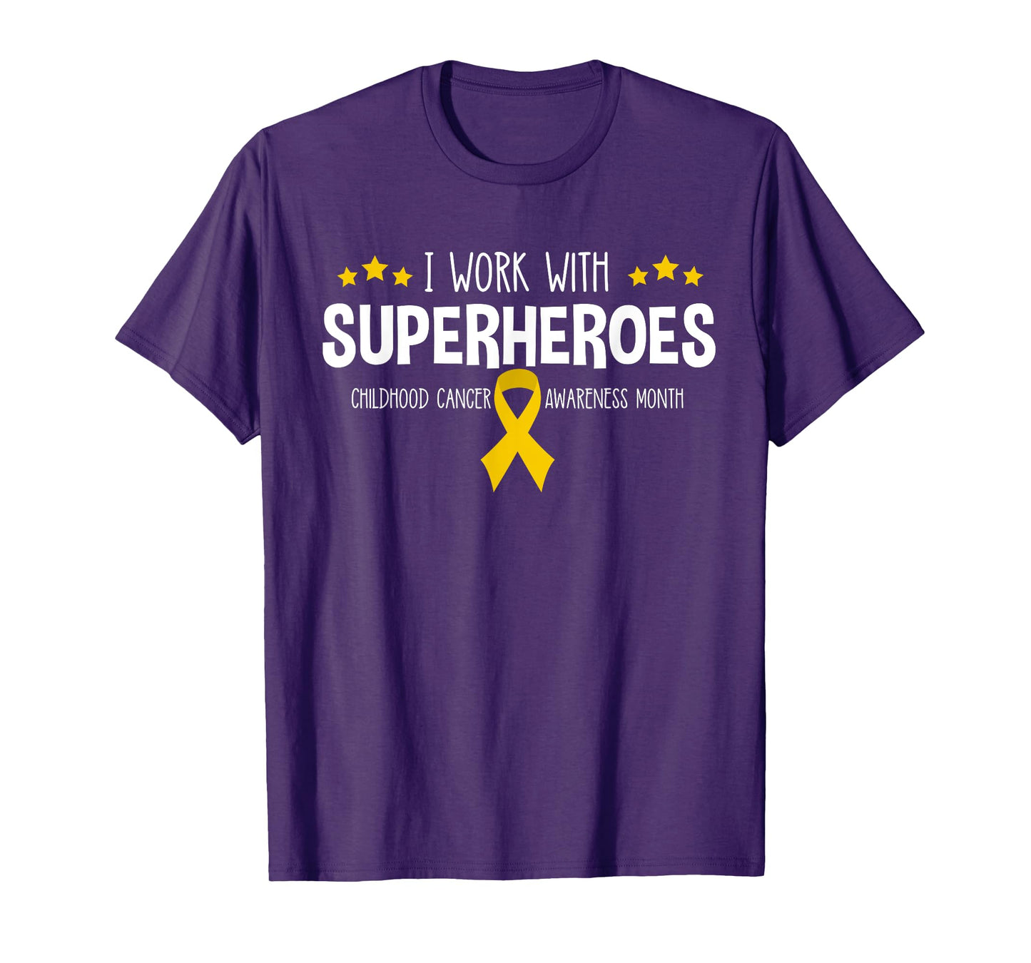 Pediatric Oncology Tshirt RN Nurse Oncologist Ribbon T-Shirt