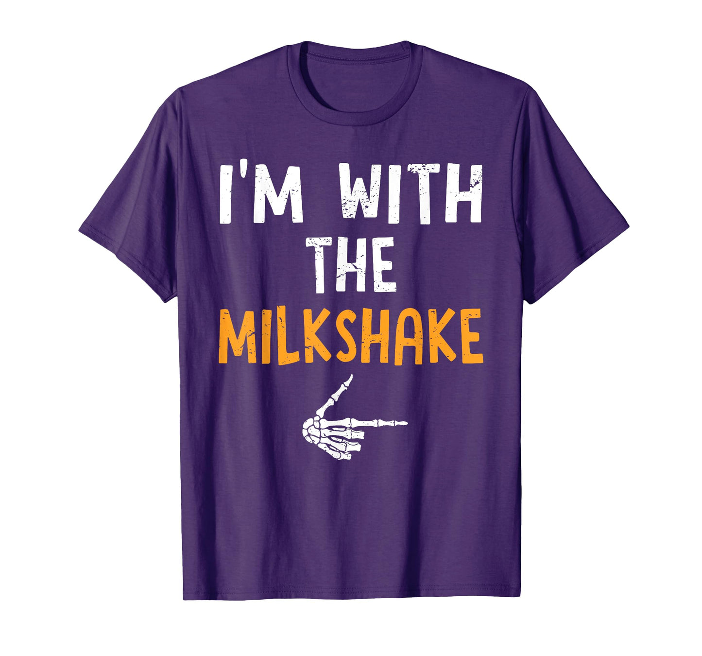 I'm with The Milkshake Costume Halloween Matching Couple T-Shirt