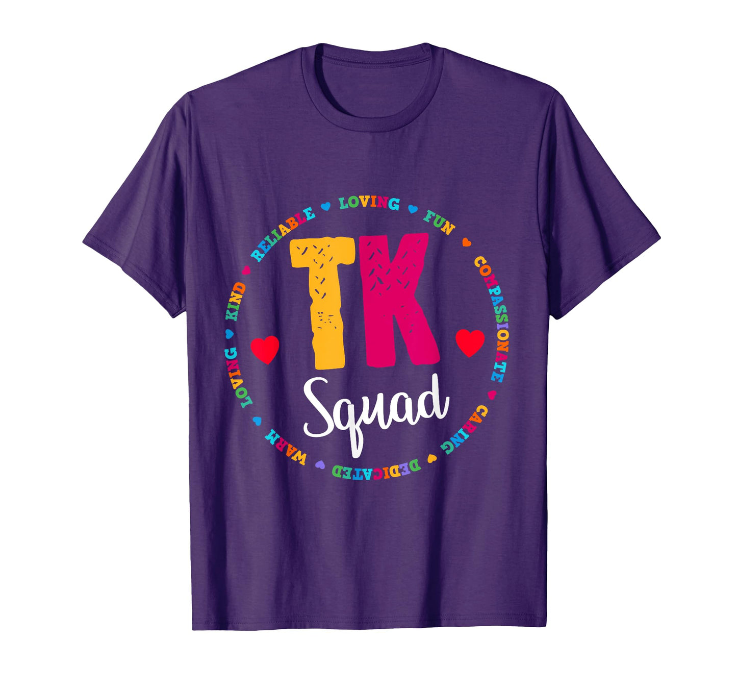 TK Squad Tee - Transitional Kindergarten Teacher Team Crew T-Shirt
