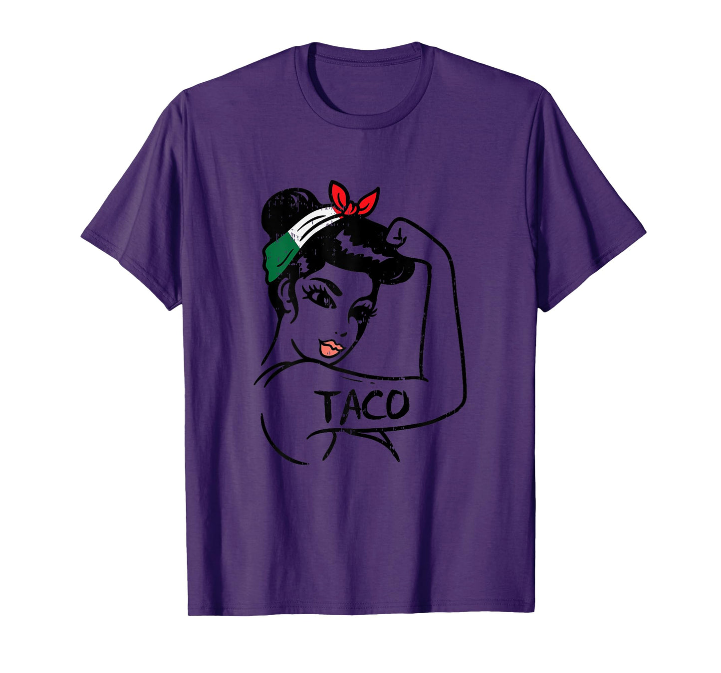 Unbreakable Strong Woman Taco Cinco De Mayo Girls Women T-Shirt