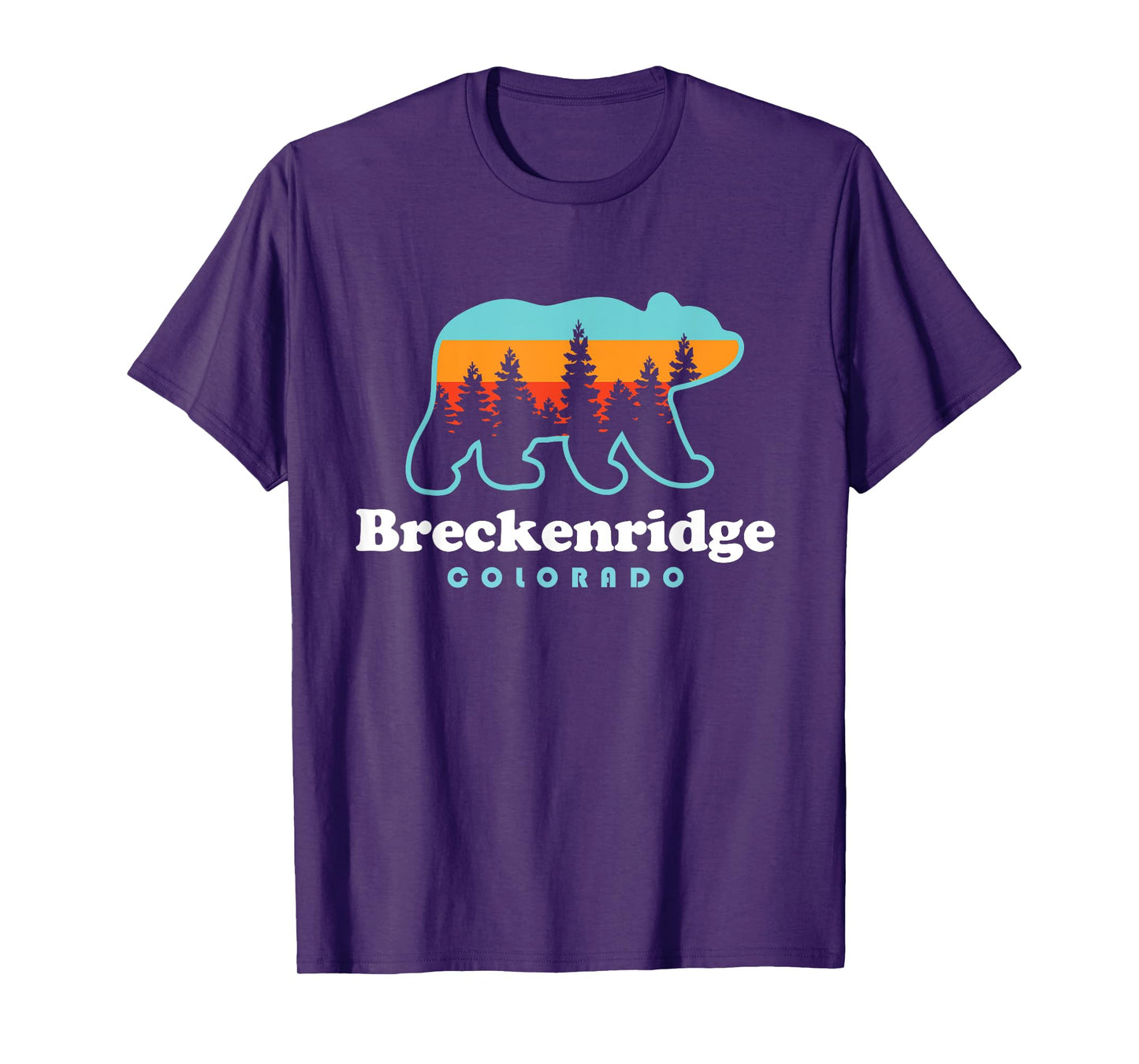 Breckenridge Colorado Bear Mountains Trees T-Shirt
