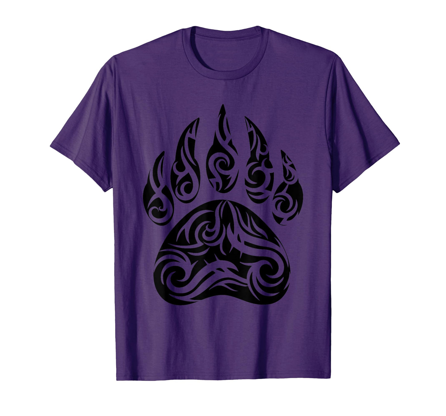 Native American Bear Paw Funny Spirit Animal Gift Men Women T-Shirt