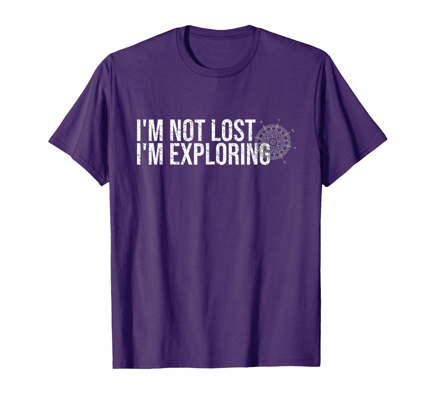 I'm Not Lost I'm Exploring Hiking Shirt Hiker Backpacking T-Shirt