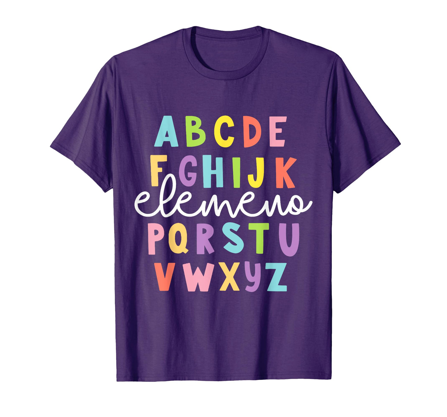 Alphabet ABC Elemeno Teacher Student Back To School Gift T-Shirt