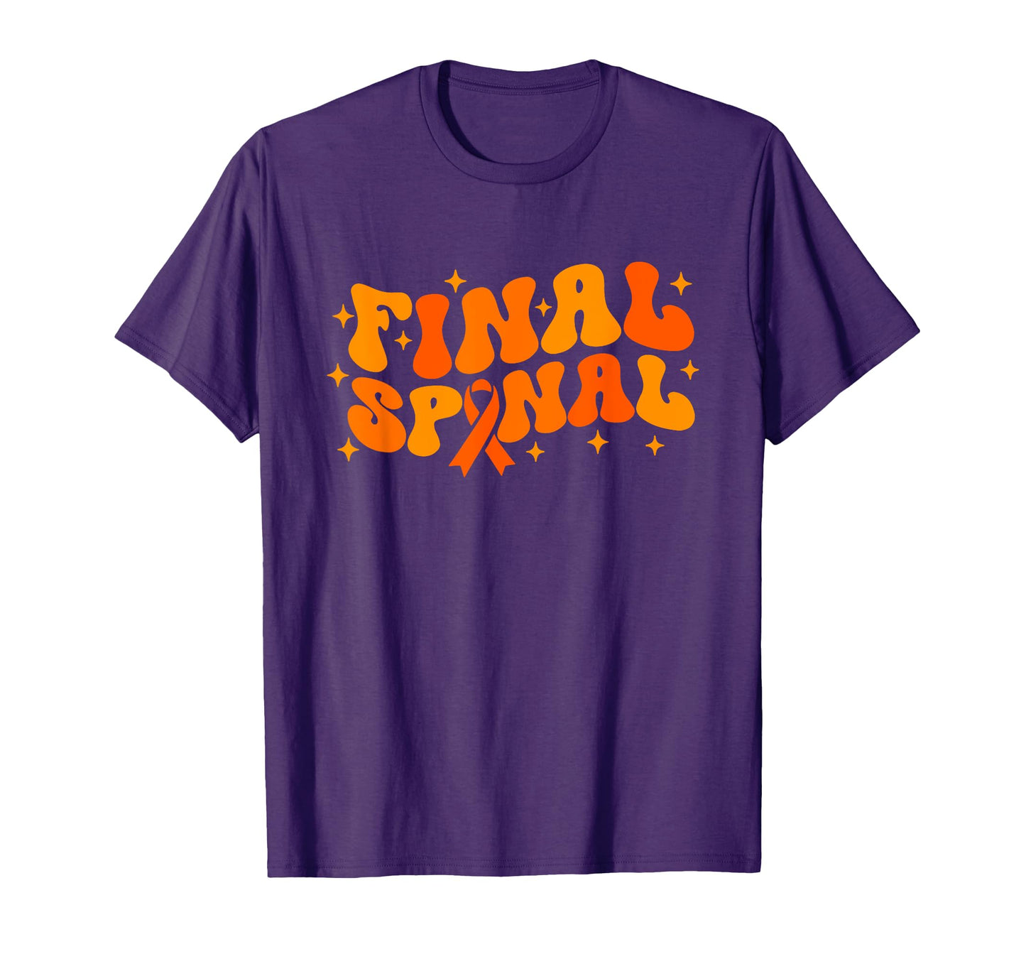 Final Spinal End of Treatment Cancer Awareness Apparel T-Shirt