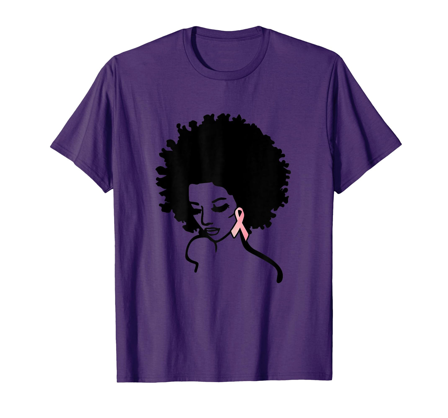 Breast Cancer Awareness tShirt Afro American T-Shirt
