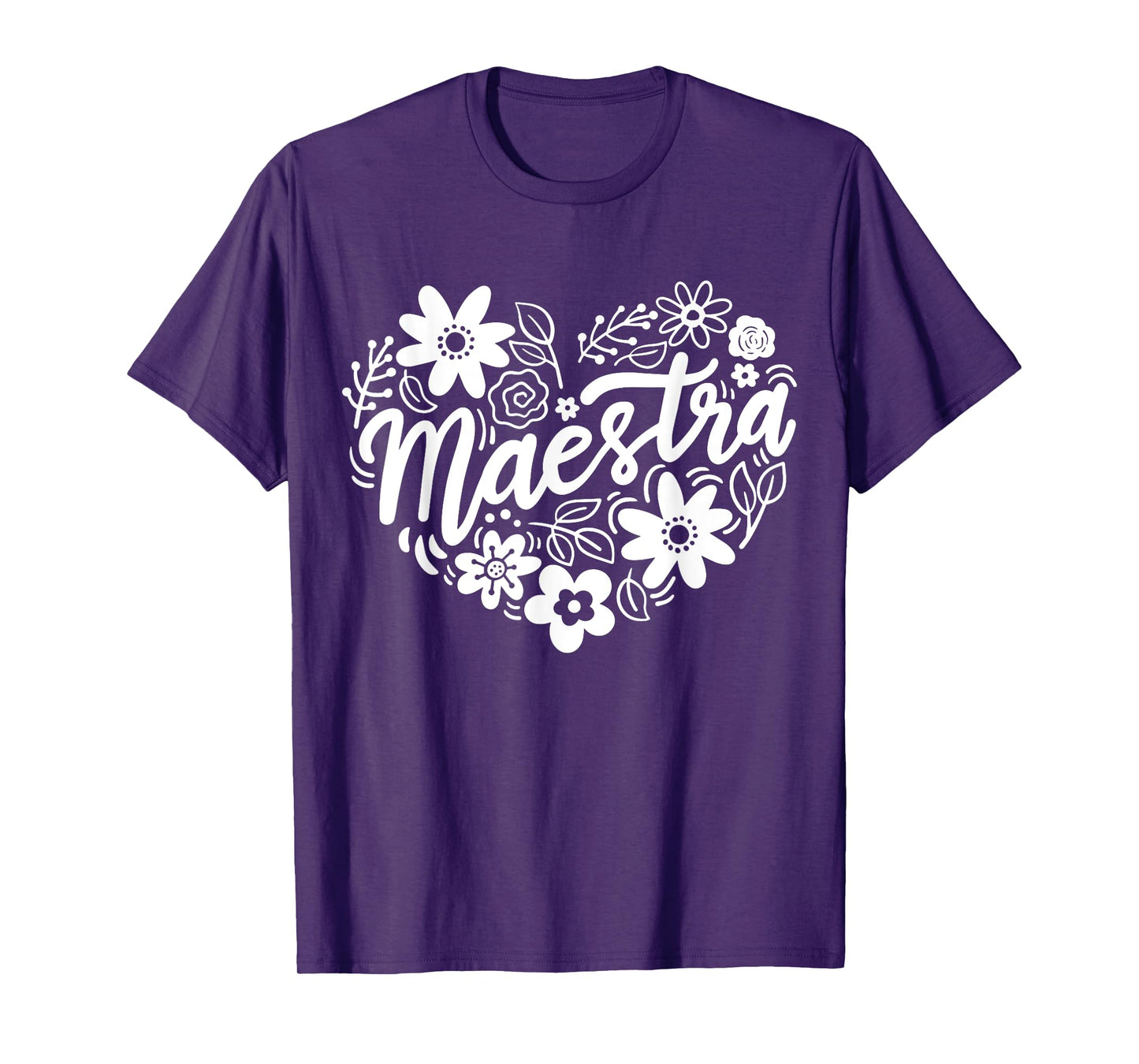 Maestra Spanish Teacher T-Shirt for Men Women Girls Kids