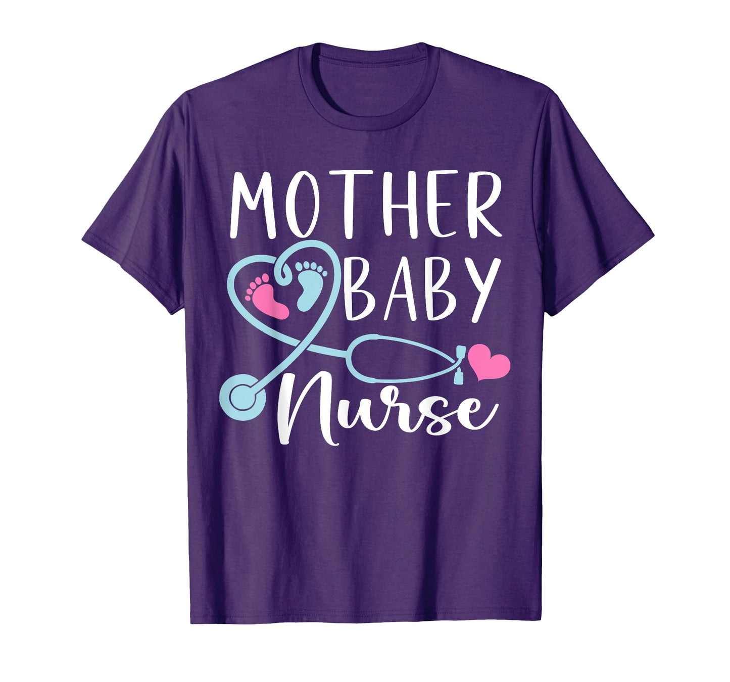 Postpartum Mother Baby Nurse Mom Baby Postpartum Nursing T-Shirt