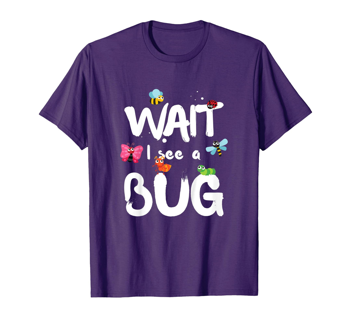 Kids Wait I See A Bug Catcher Entomology for Boys Girls T-Shirt