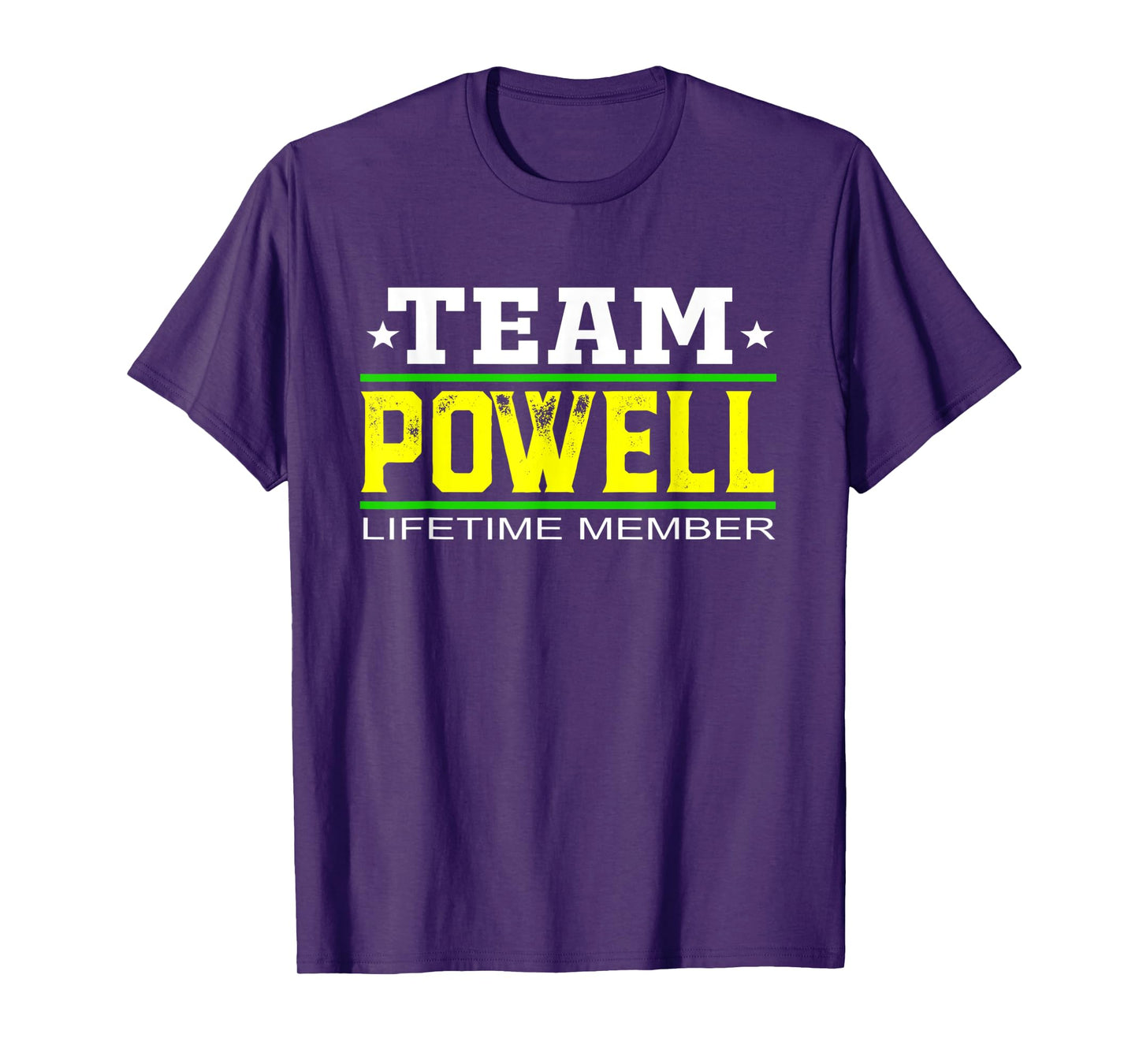 Team Powell Lifetime Member Surname Last Name Tree Reunion T-Shirt