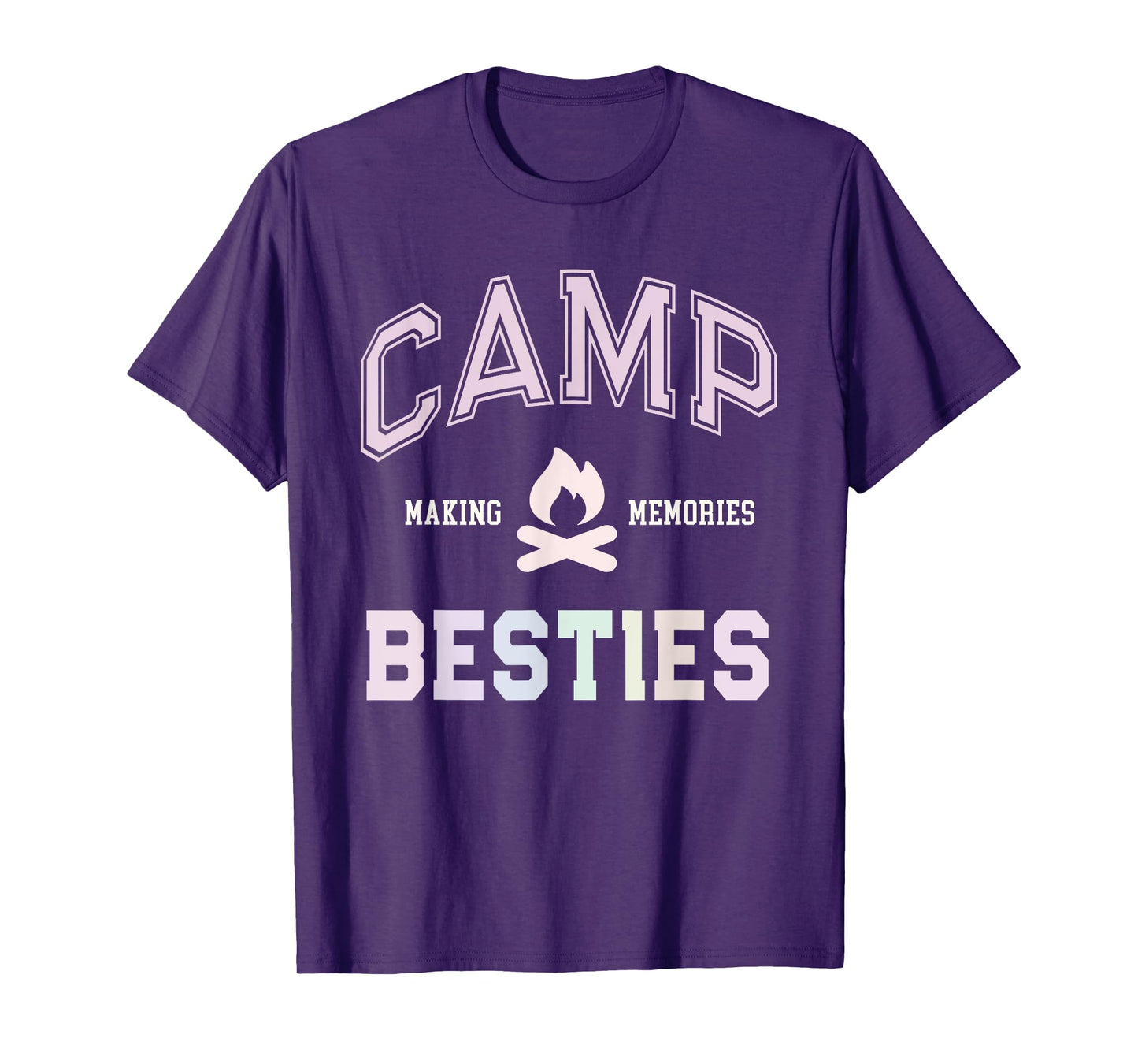 Summer CAMP BESTIES Cousin Campfire Sisters Family Trip Men Women Girls Kids T-Shirt