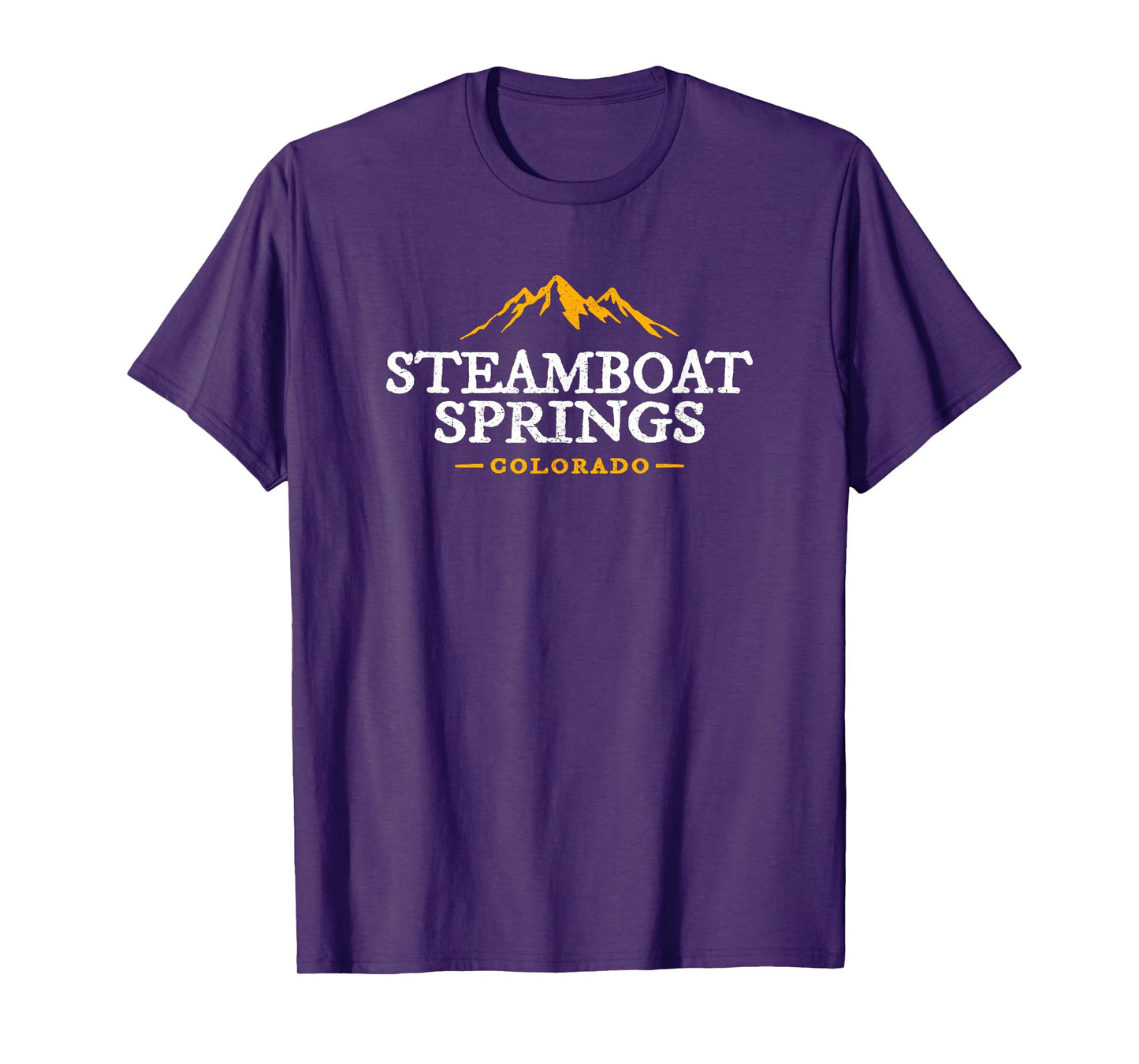 Retro Steamboat Springs Souvenir Mountain Colorado T-Shirt