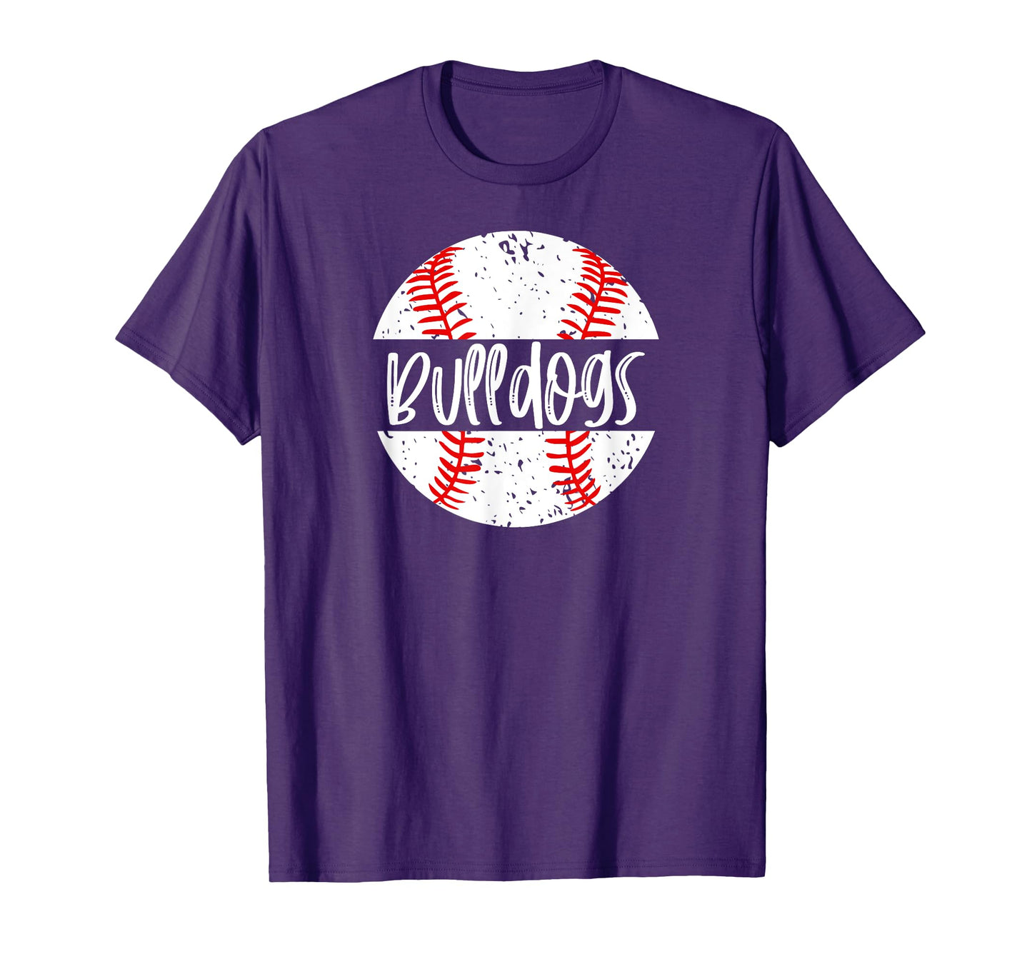 Bulldogs Baseball Team Mascot School Spirit Game Day T-Shirt