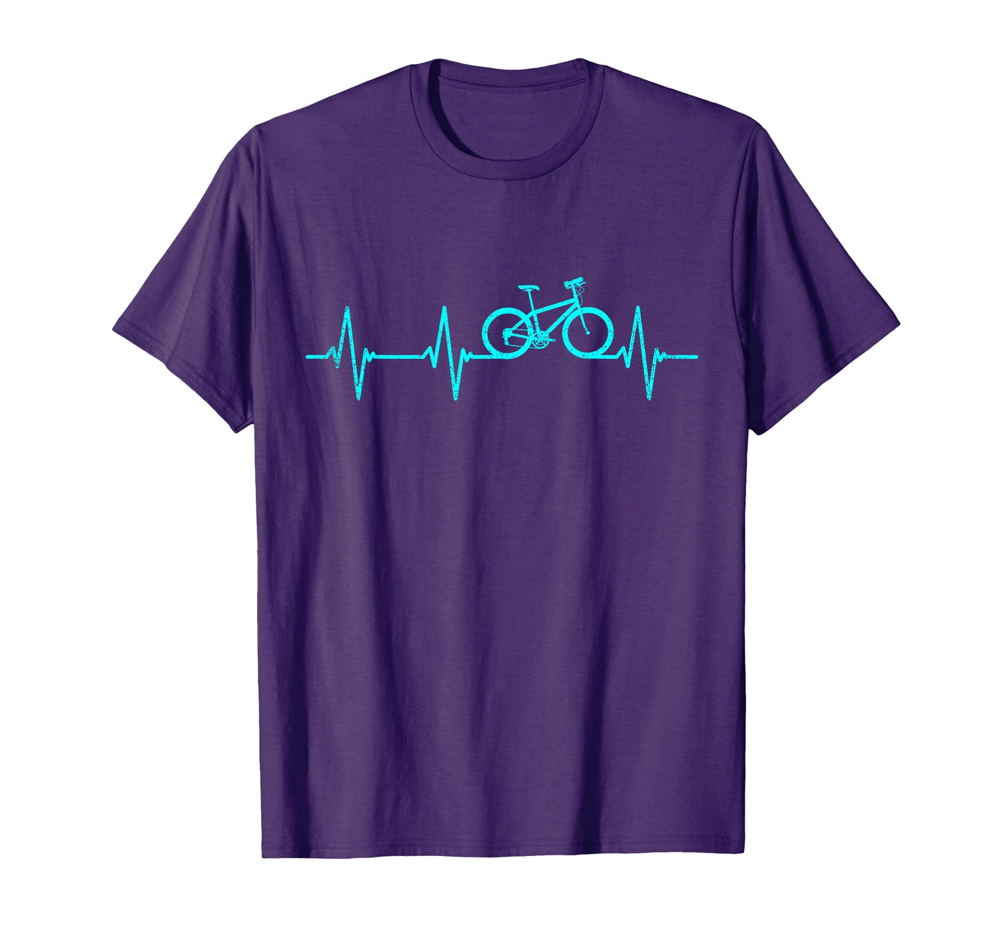 Mountain Bike Heartbeat Cyclist Cool Cycling T-Shirt