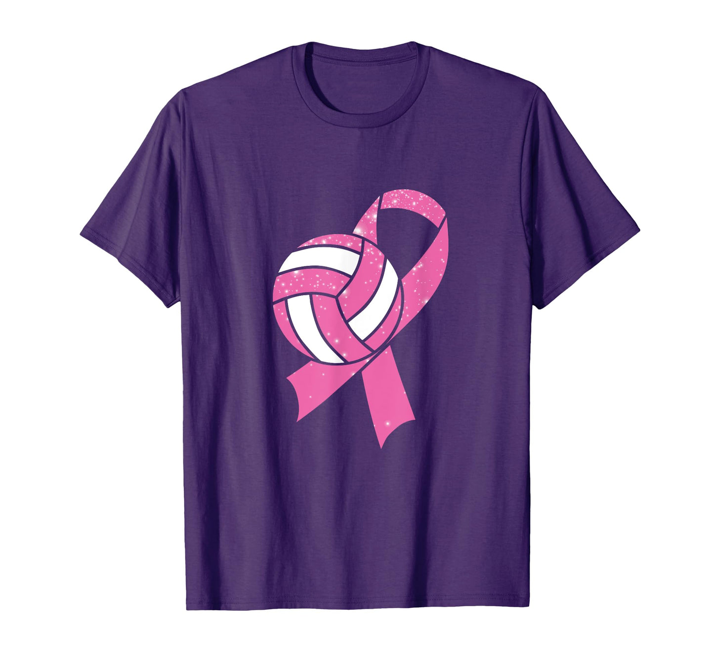 Breast Cancer Awareness Survivor Fighter Volleyball Player T-Shirt