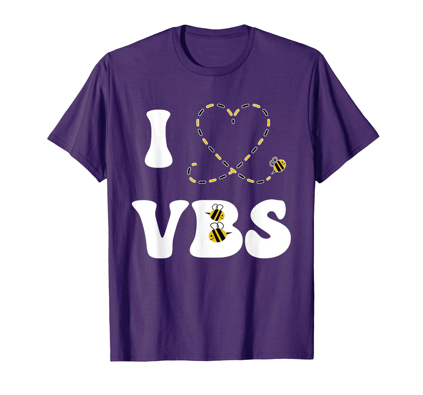 I Love VBS 2025 Vacation Bible School Bumble Bee VBS Team T-Shirt