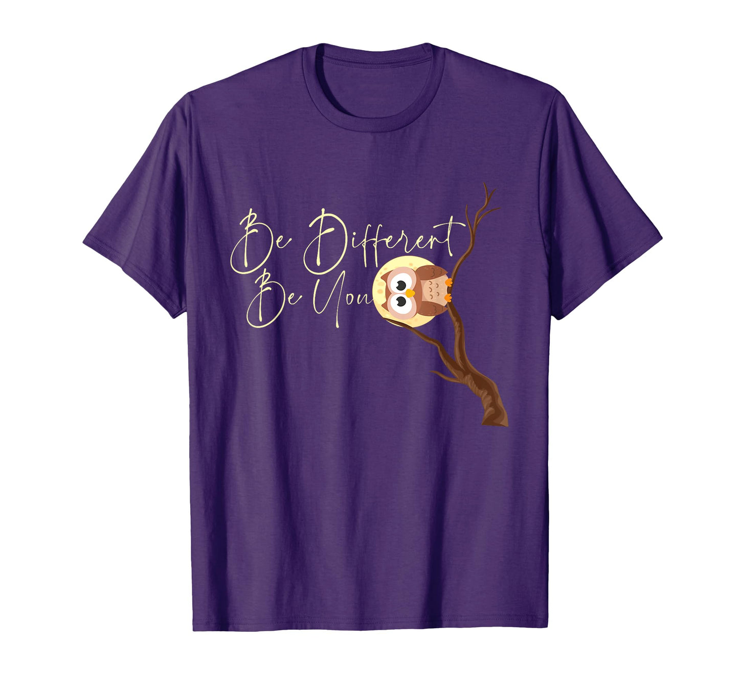 Be Different Be You - Owl Owlet Birds Lover Ornithologist T-Shirt