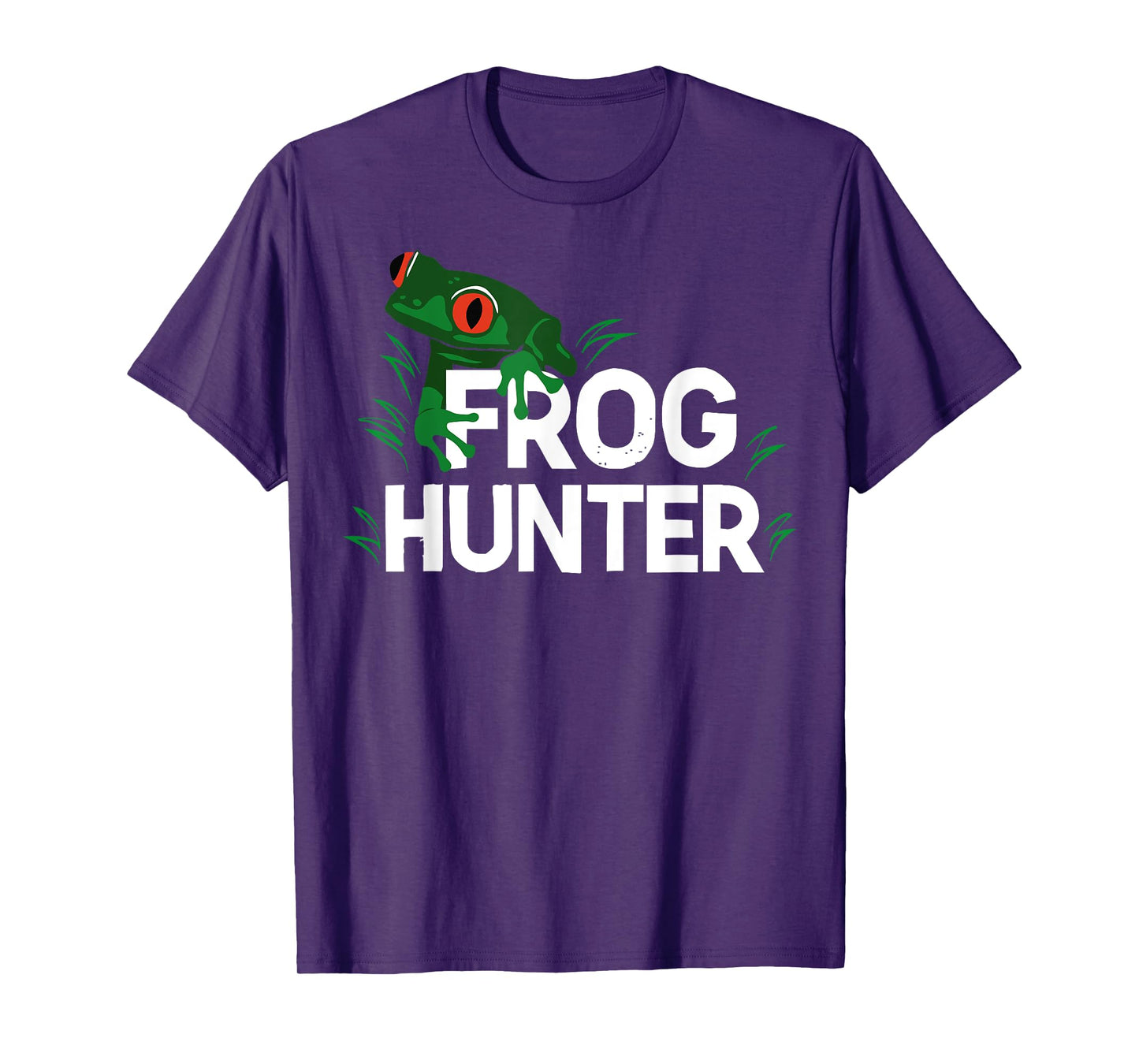 Special Gifts For Frog Lover & Frog Catcher Kids Unisex Black Frog Hunter T-Shirt