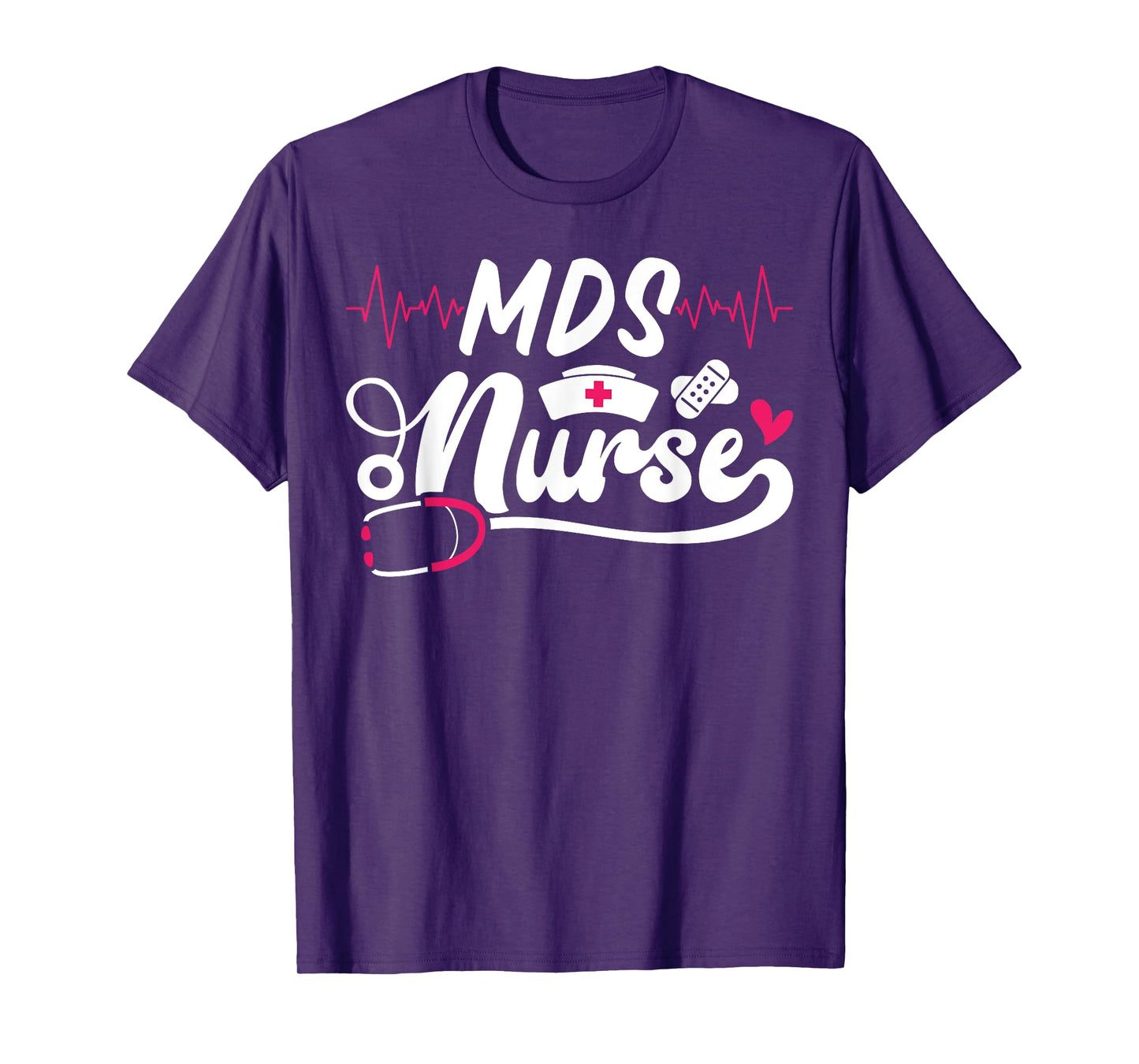 Cute MDS Nurse Stethoscope T-Shirt