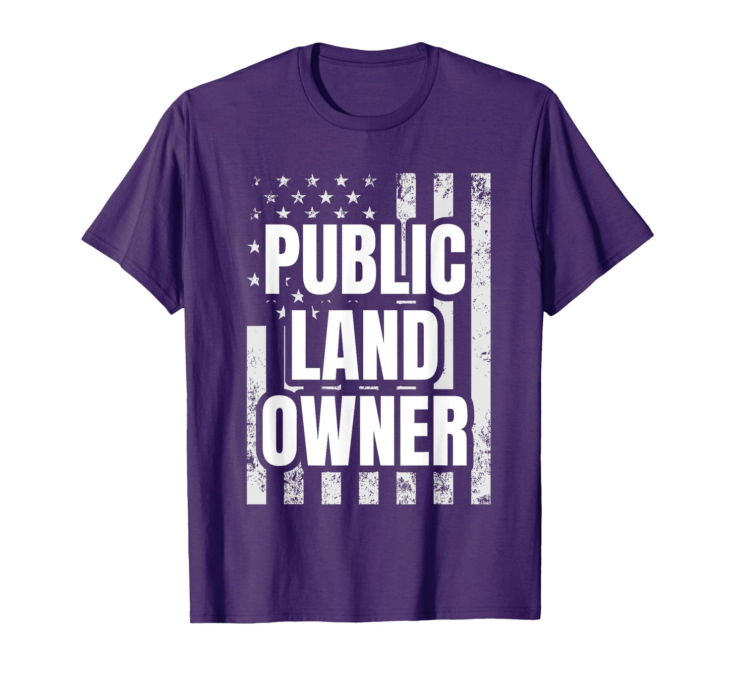 Public Land Owner American Flag T-Shirt