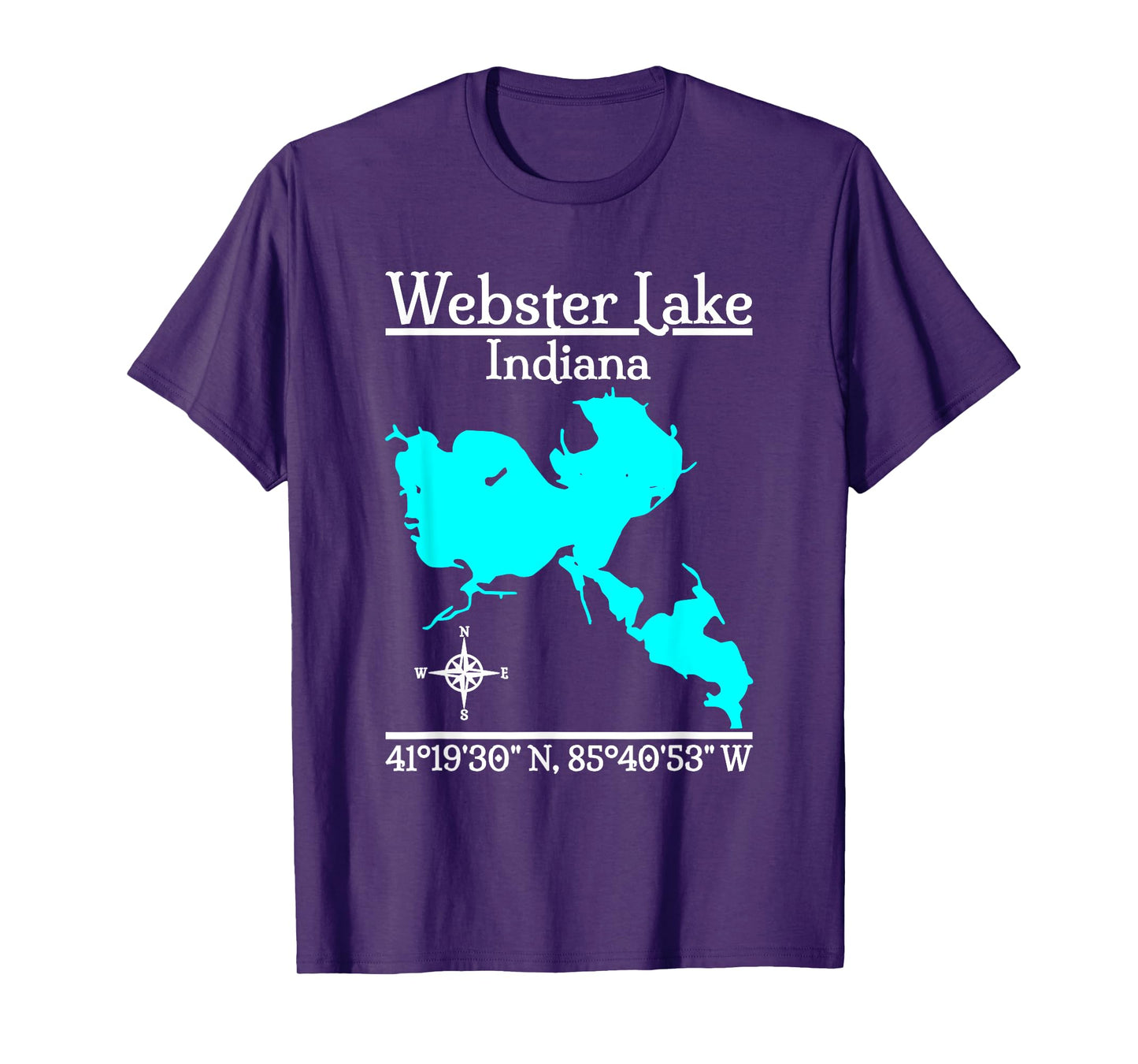 Webster Lake - Indiana T-Shirt