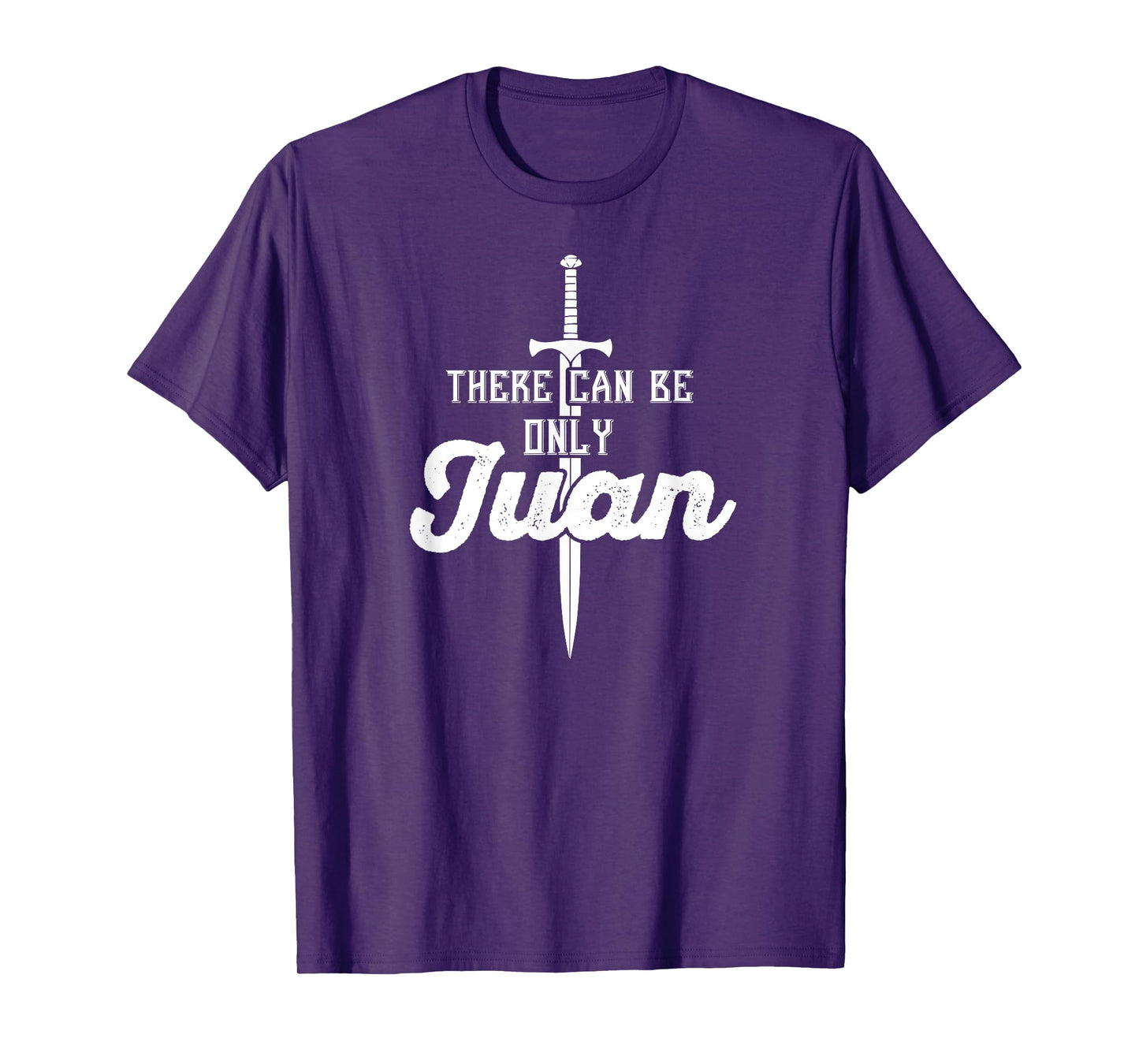There Can Only Be Juan Shirt Cinco De Mayo Sword Tee White T-Shirt