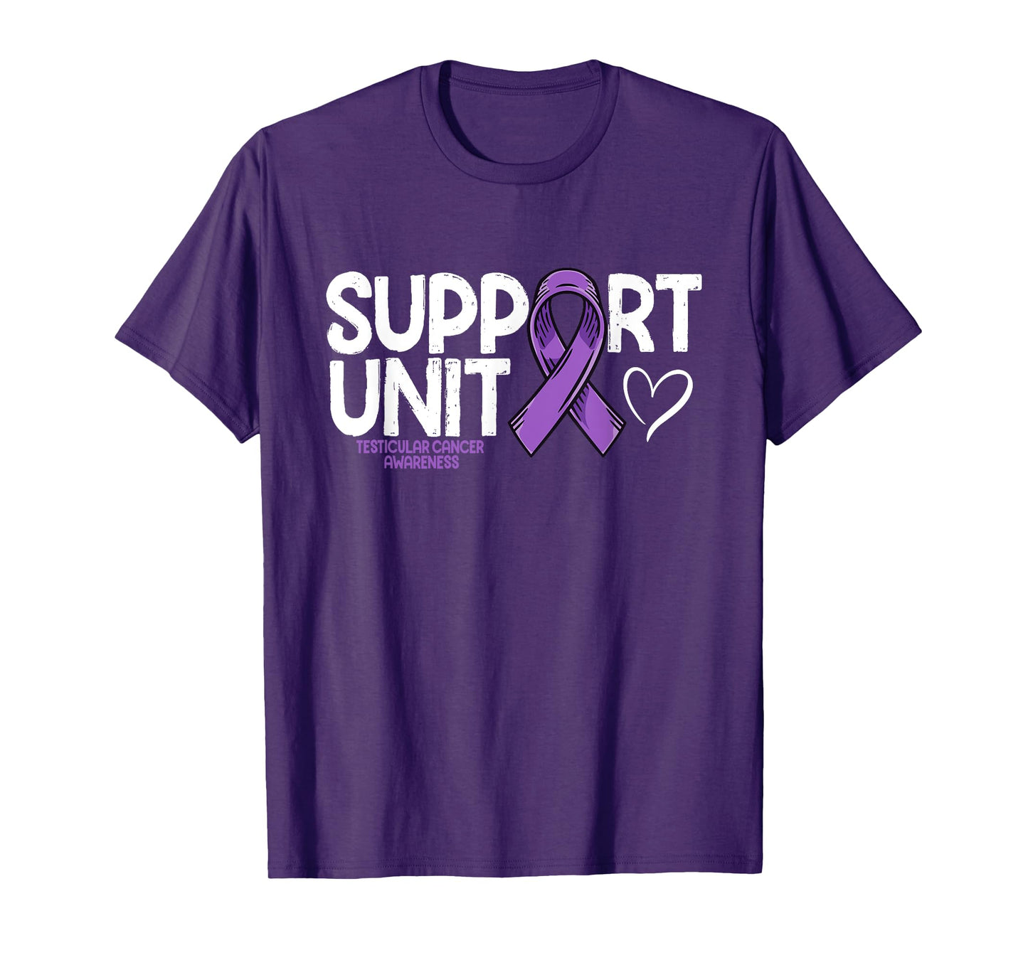 Testicular Cancer Support Unit Testicular Cancer Awareness T-Shirt
