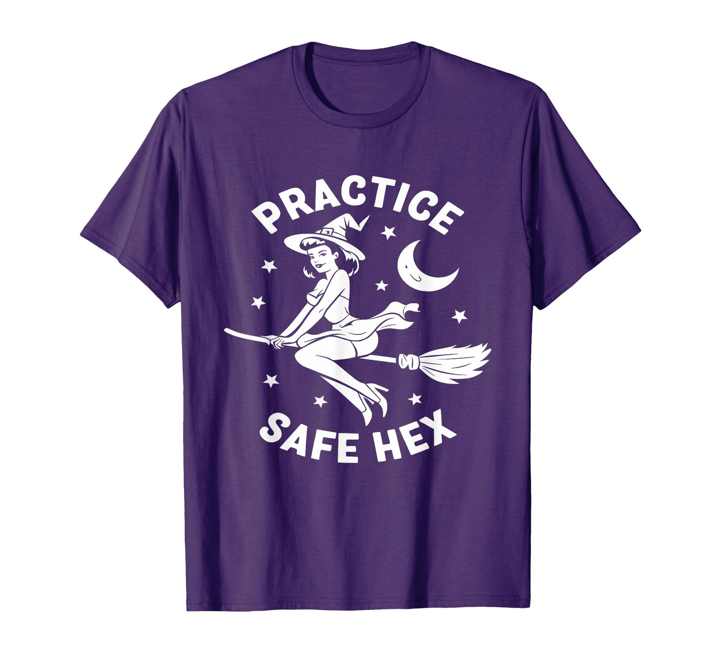Practice Safe Hex Occult Educational Witch Parents Halloween T-Shirt